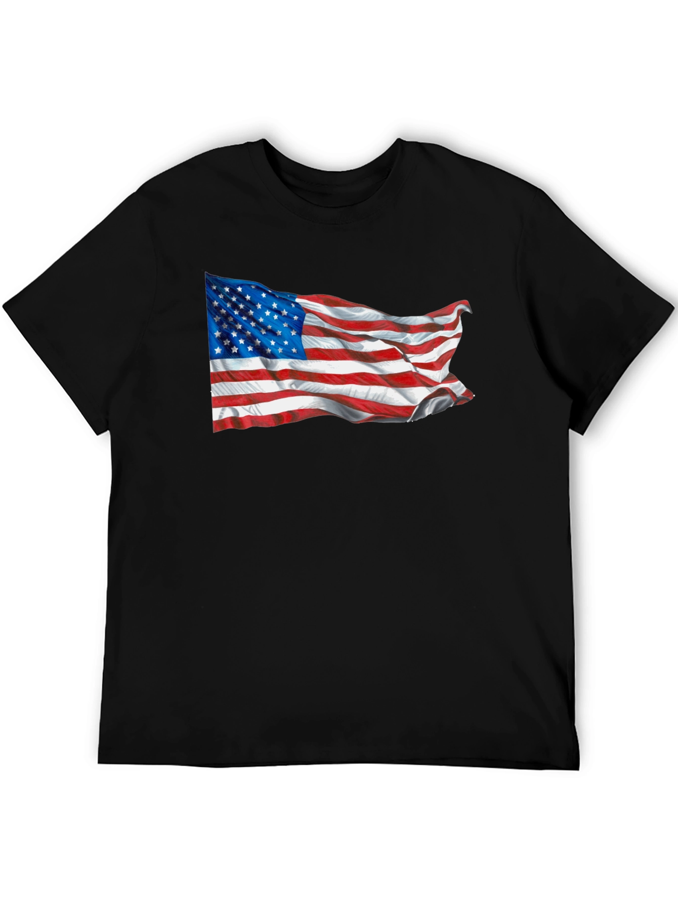American Flag Graphic T-Shirt Patriotic USA Tee