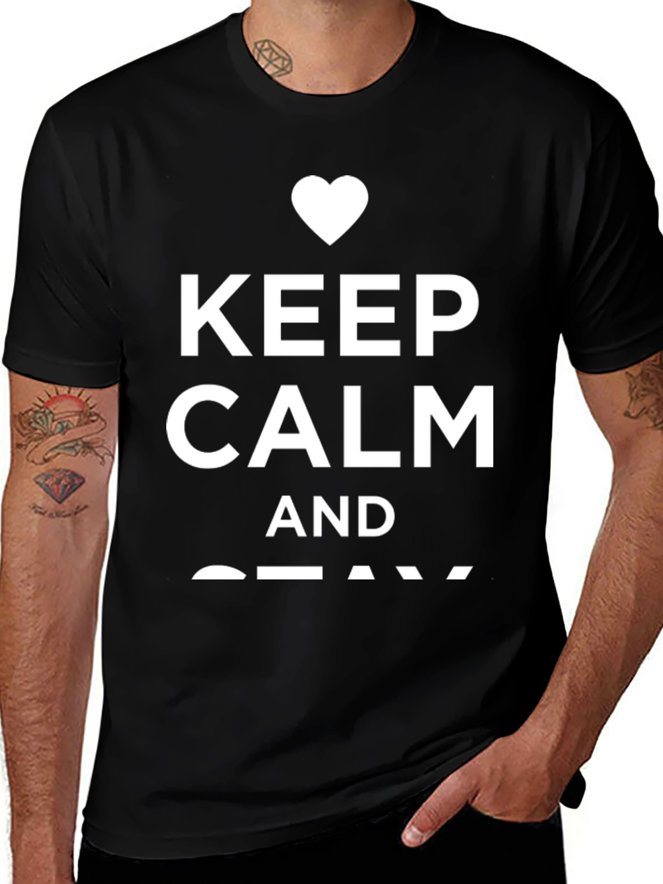 Keep Calm Black T-Shirt