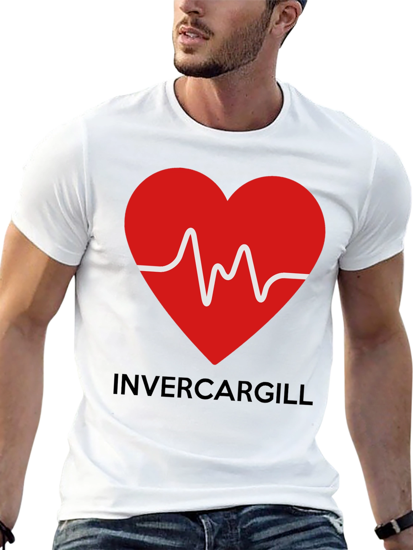 Invercargill Love Heartbeat Graphic Tee
