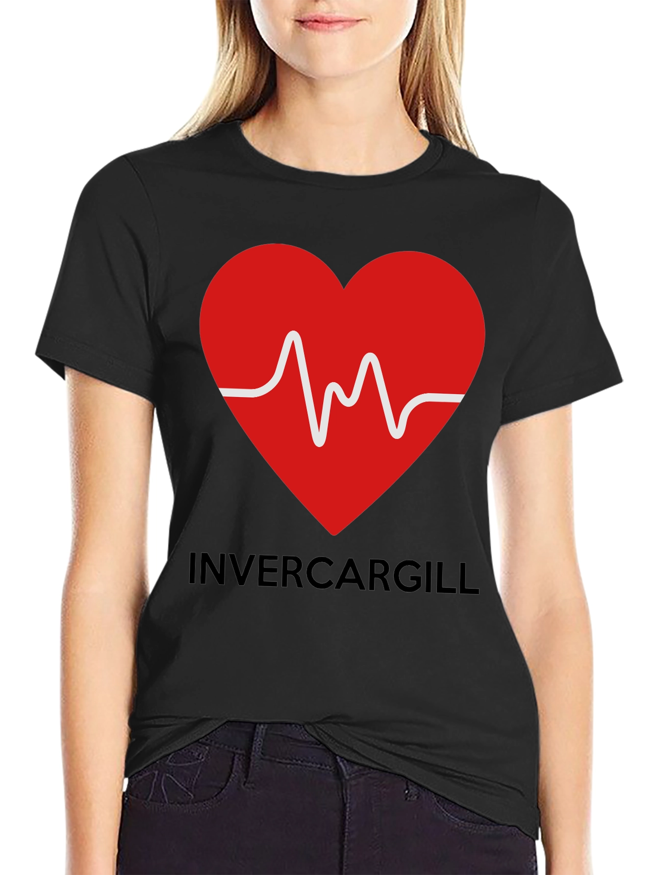 Invercargill Love Heartbeat Graphic Tee