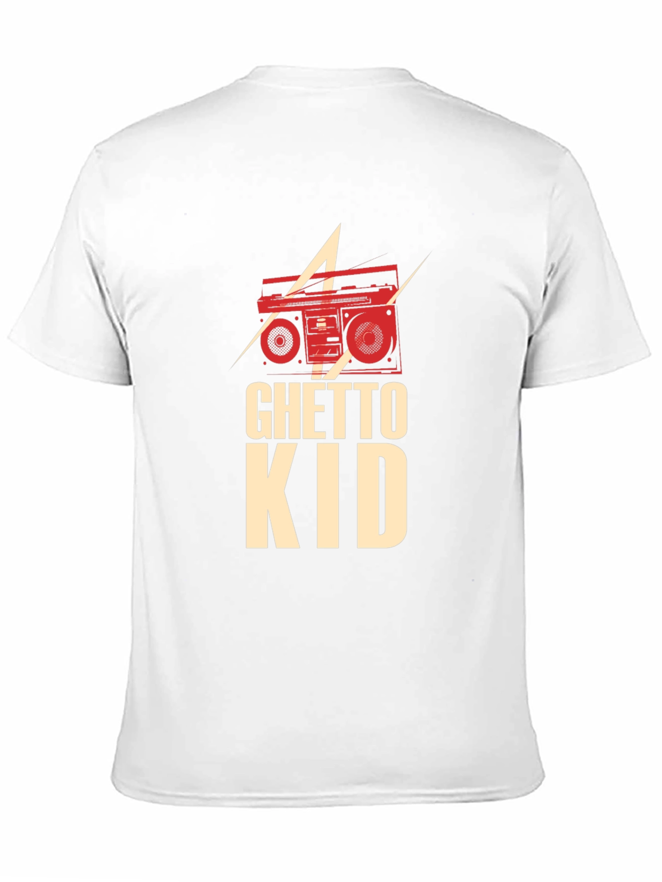 Ghetto Kid Boombox Graphic T-Shirt - Retro Style