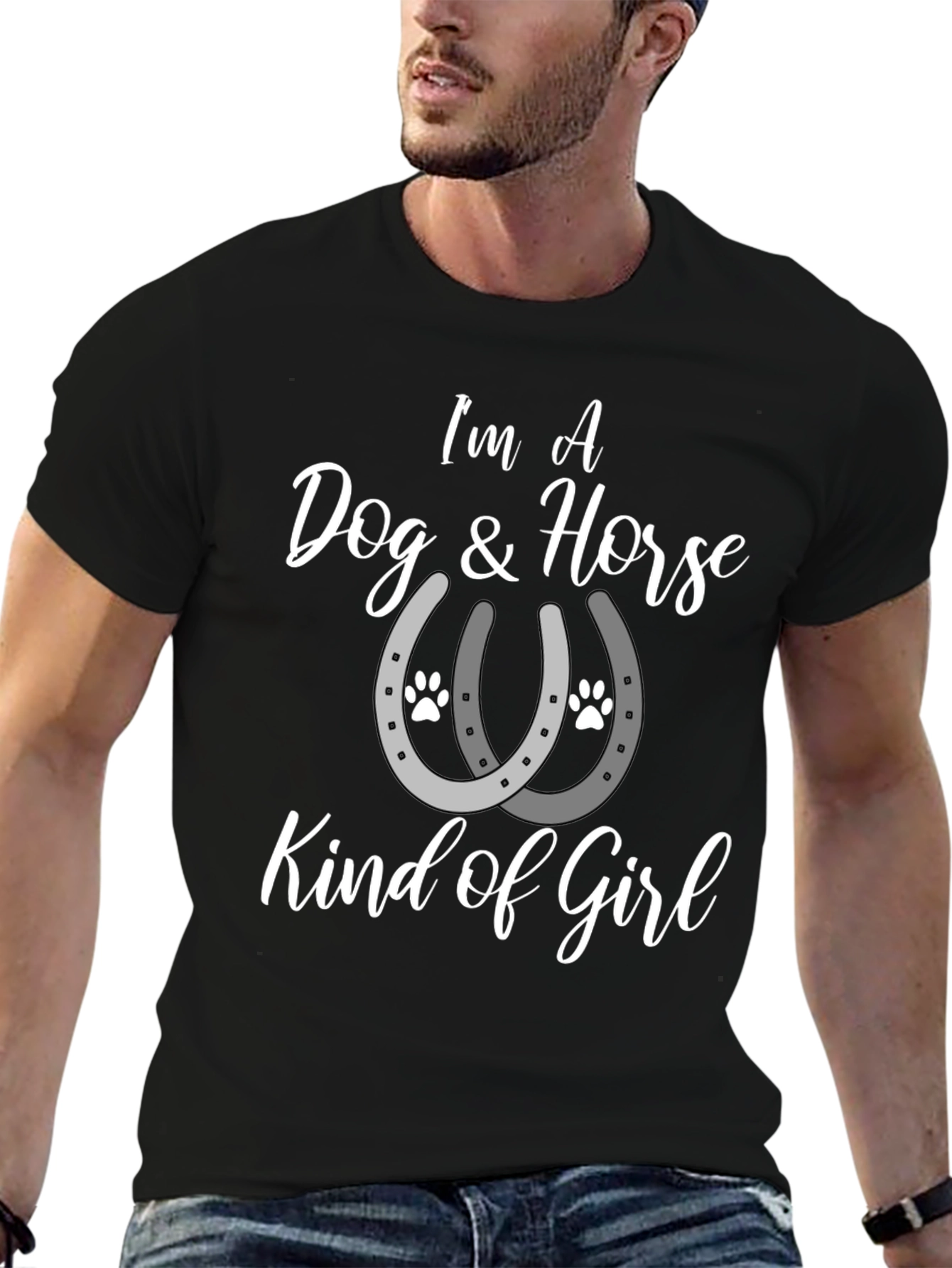 Dog & Horse Kind of Girl T-Shirt