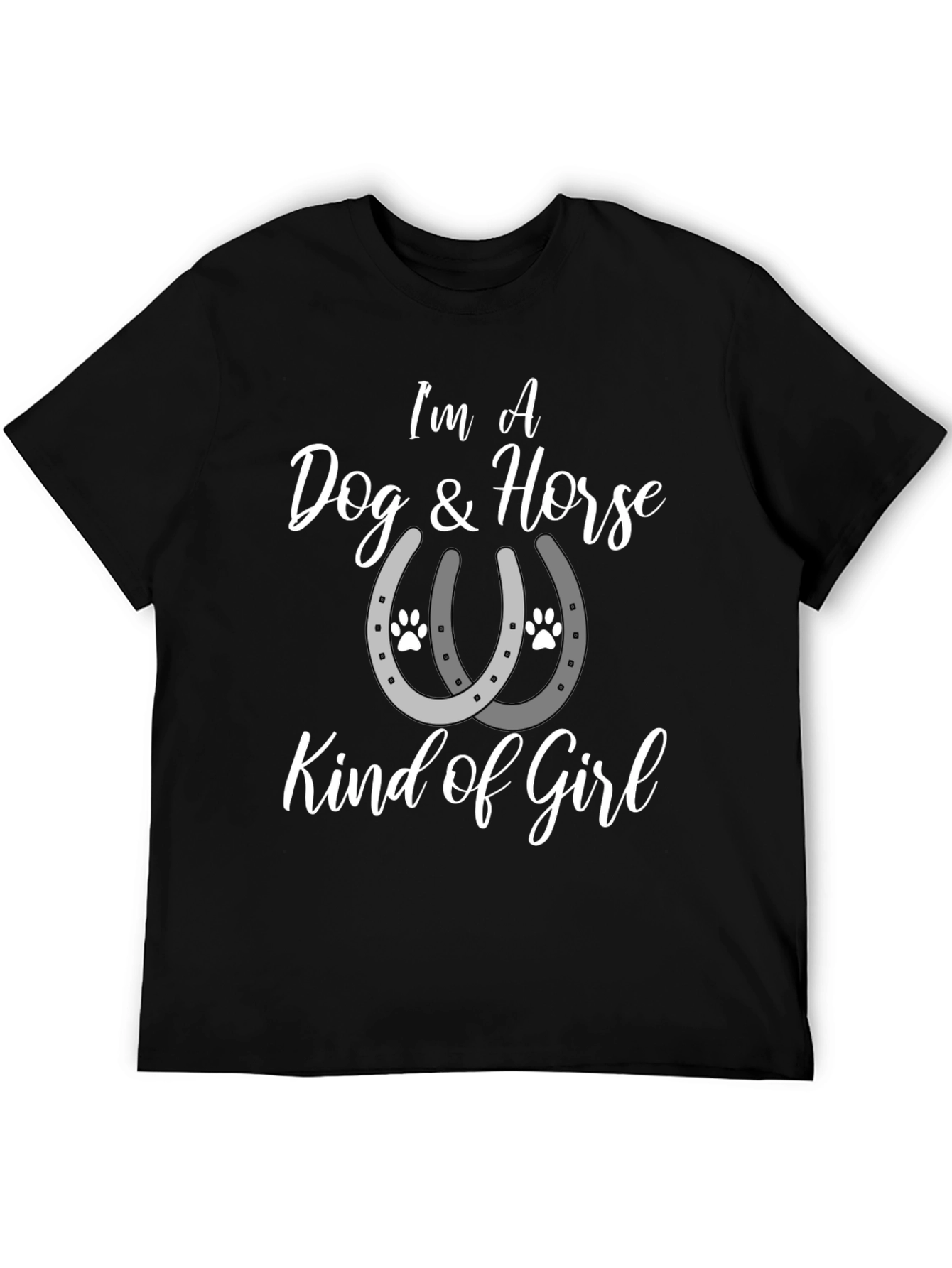 Dog & Horse Kind of Girl T-Shirt