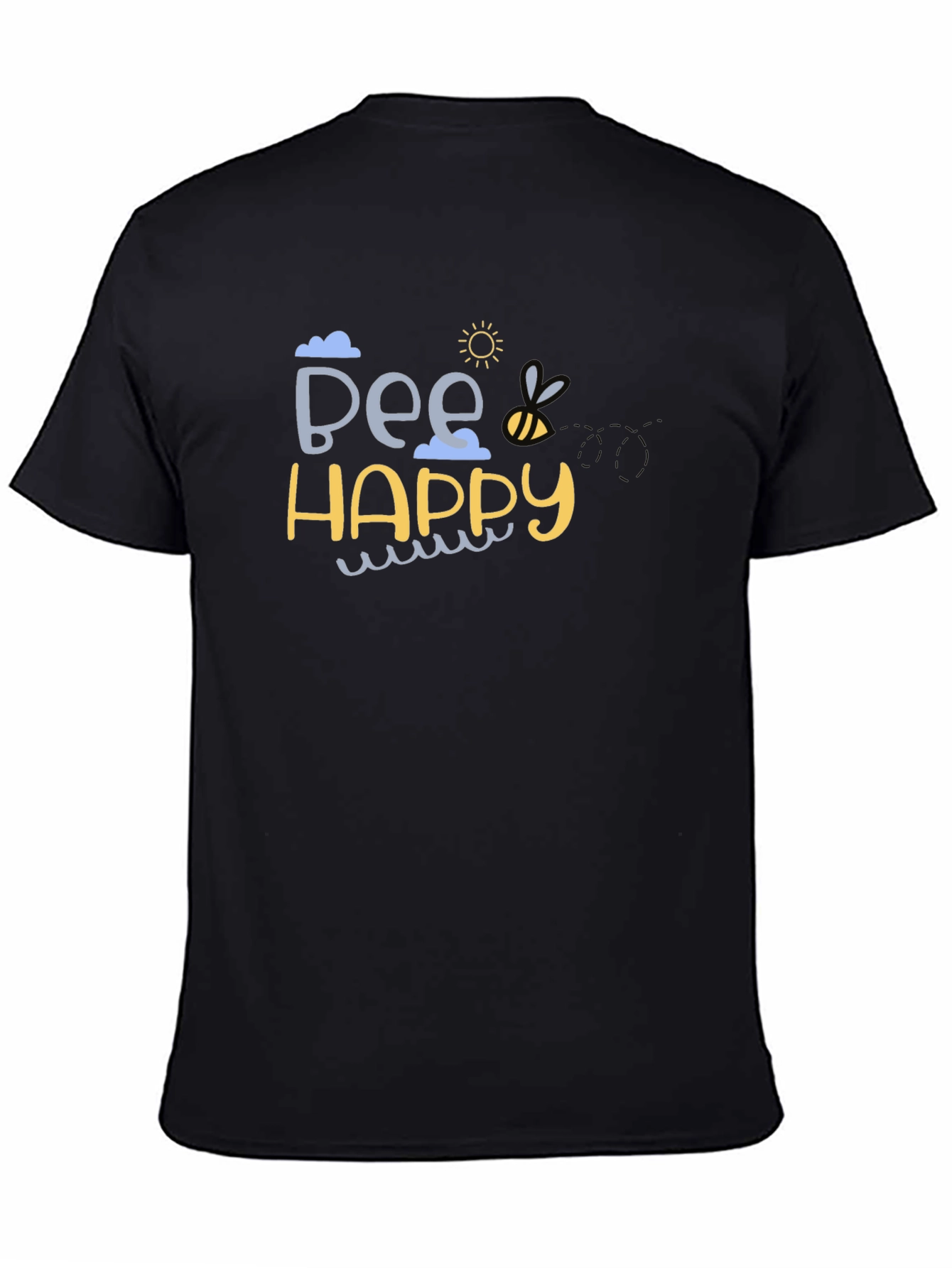 Bee Happy Graphic T-Shirt | Cute Unisex Tee
