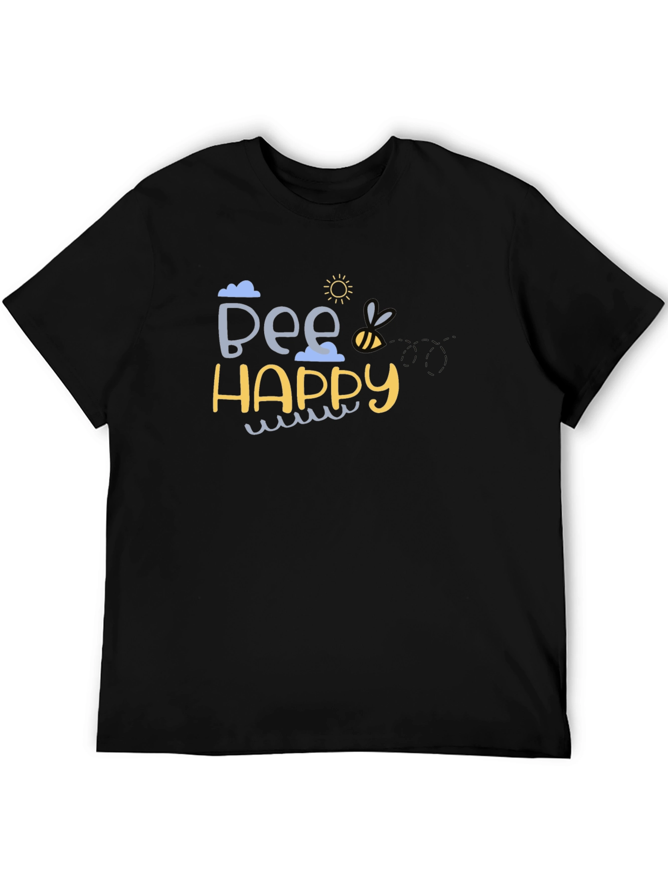 Bee Happy Graphic T-Shirt | Cute Unisex Tee