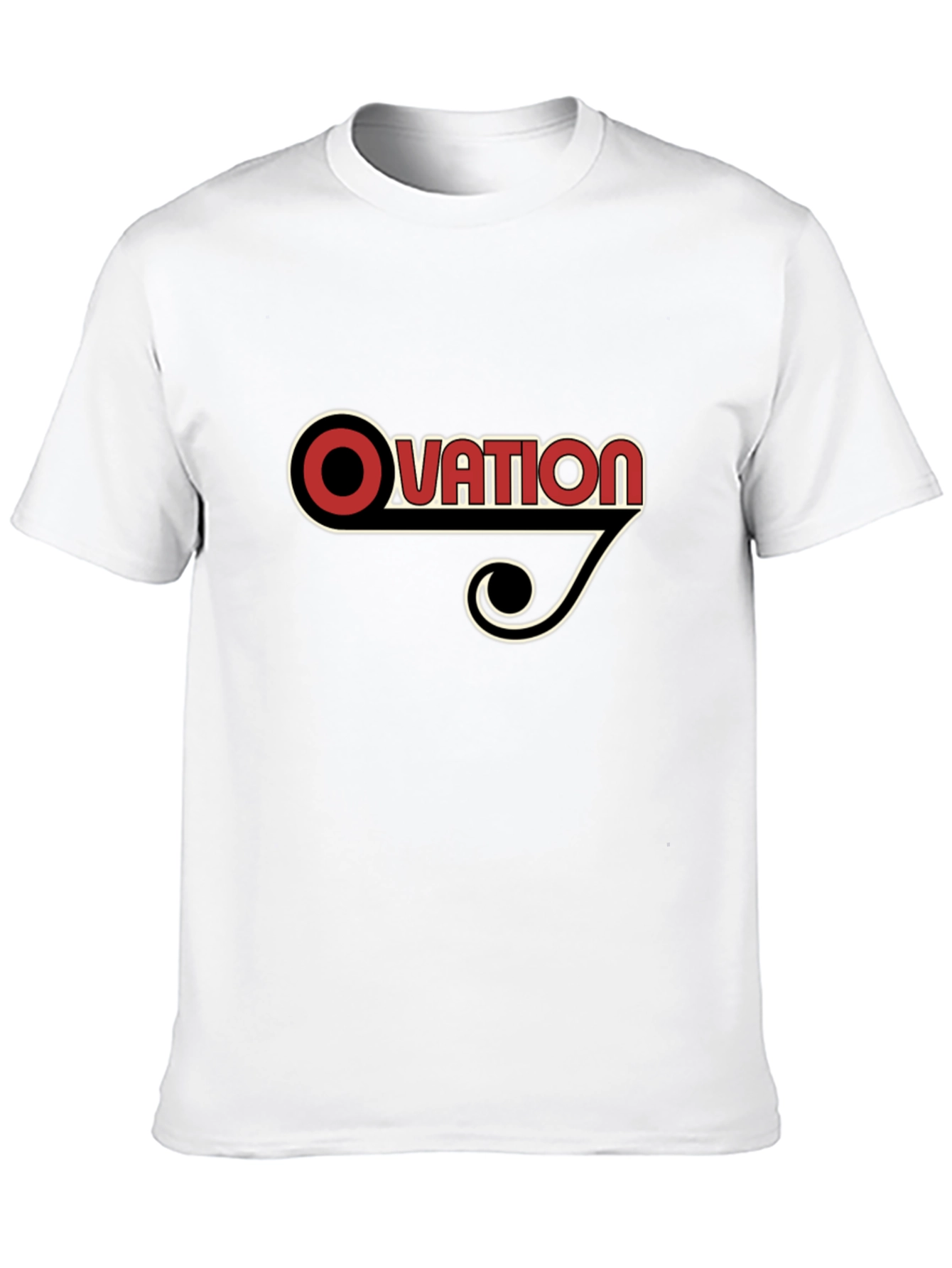 Ovation Retro Graphic Tee - Black