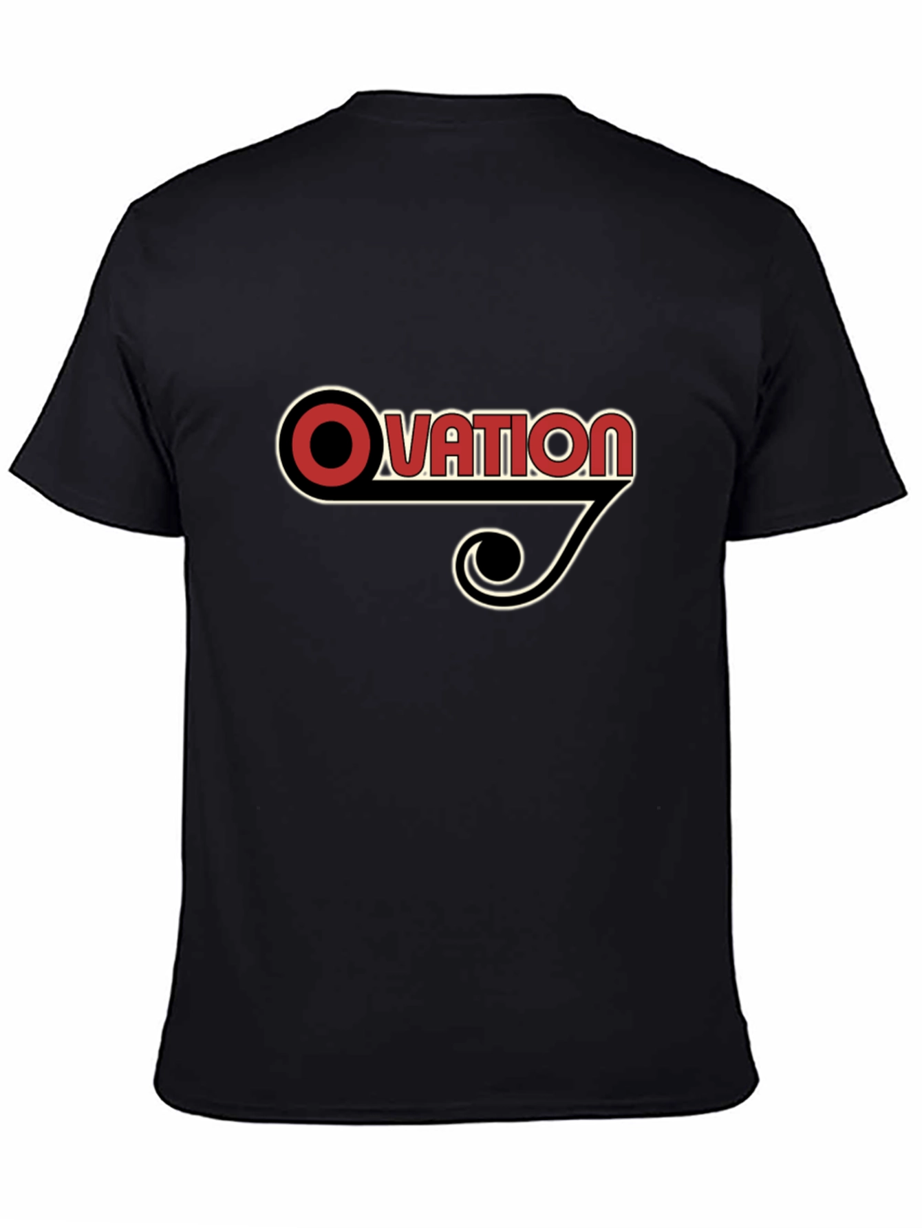 Ovation Retro Graphic Tee - Black