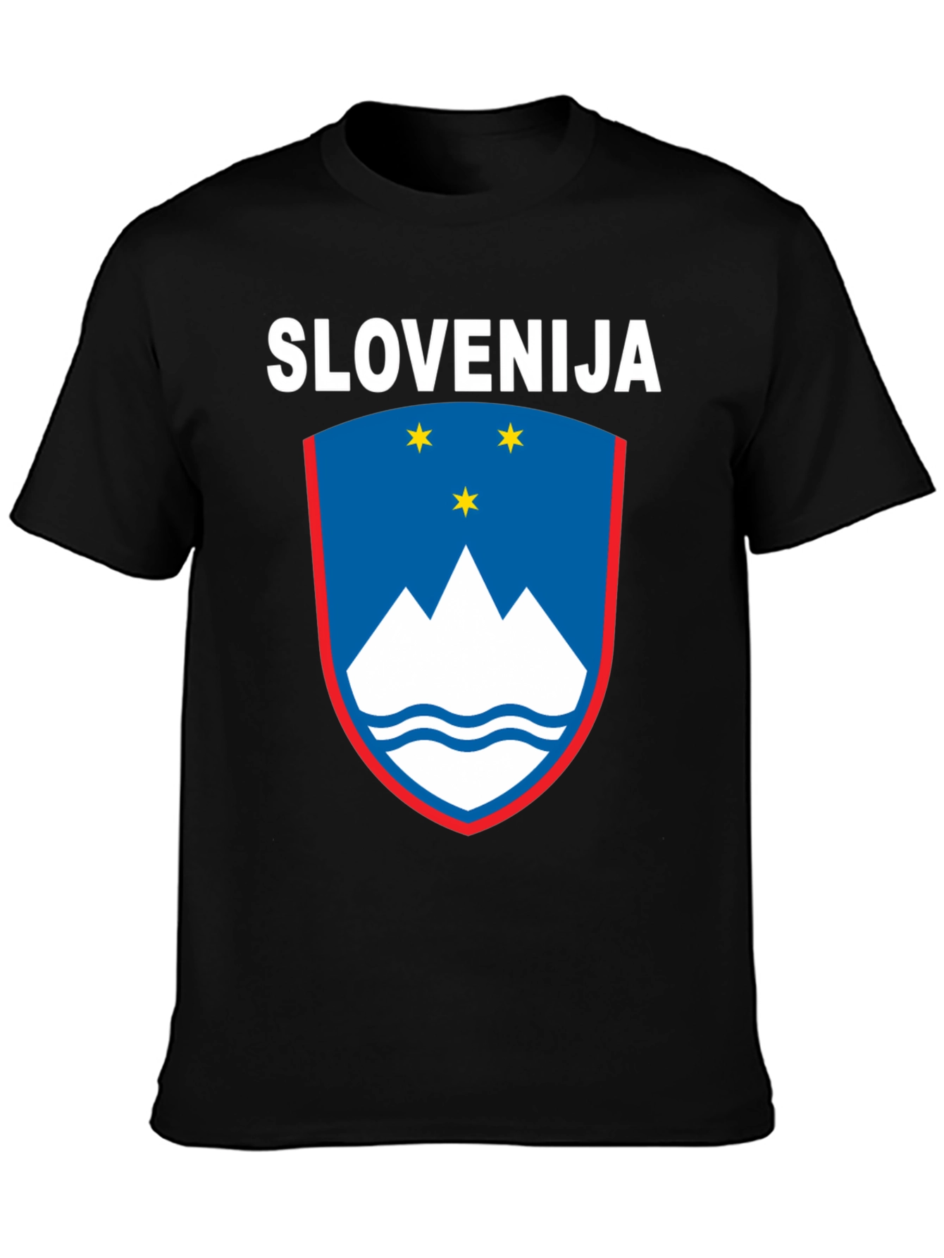 Slovenia Flag Crest Graphic T-Shirt