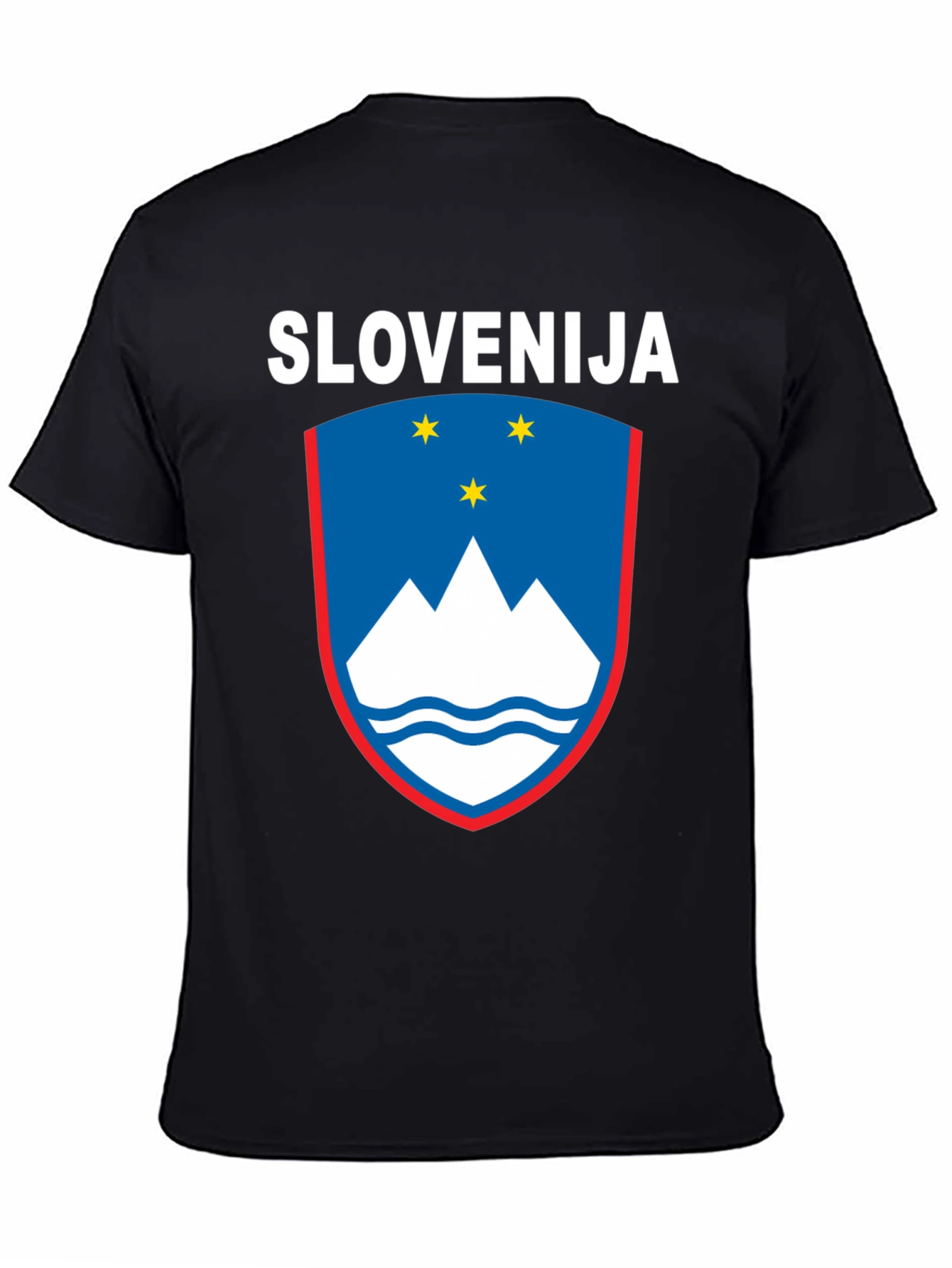 Slovenia Flag Crest Graphic T-Shirt