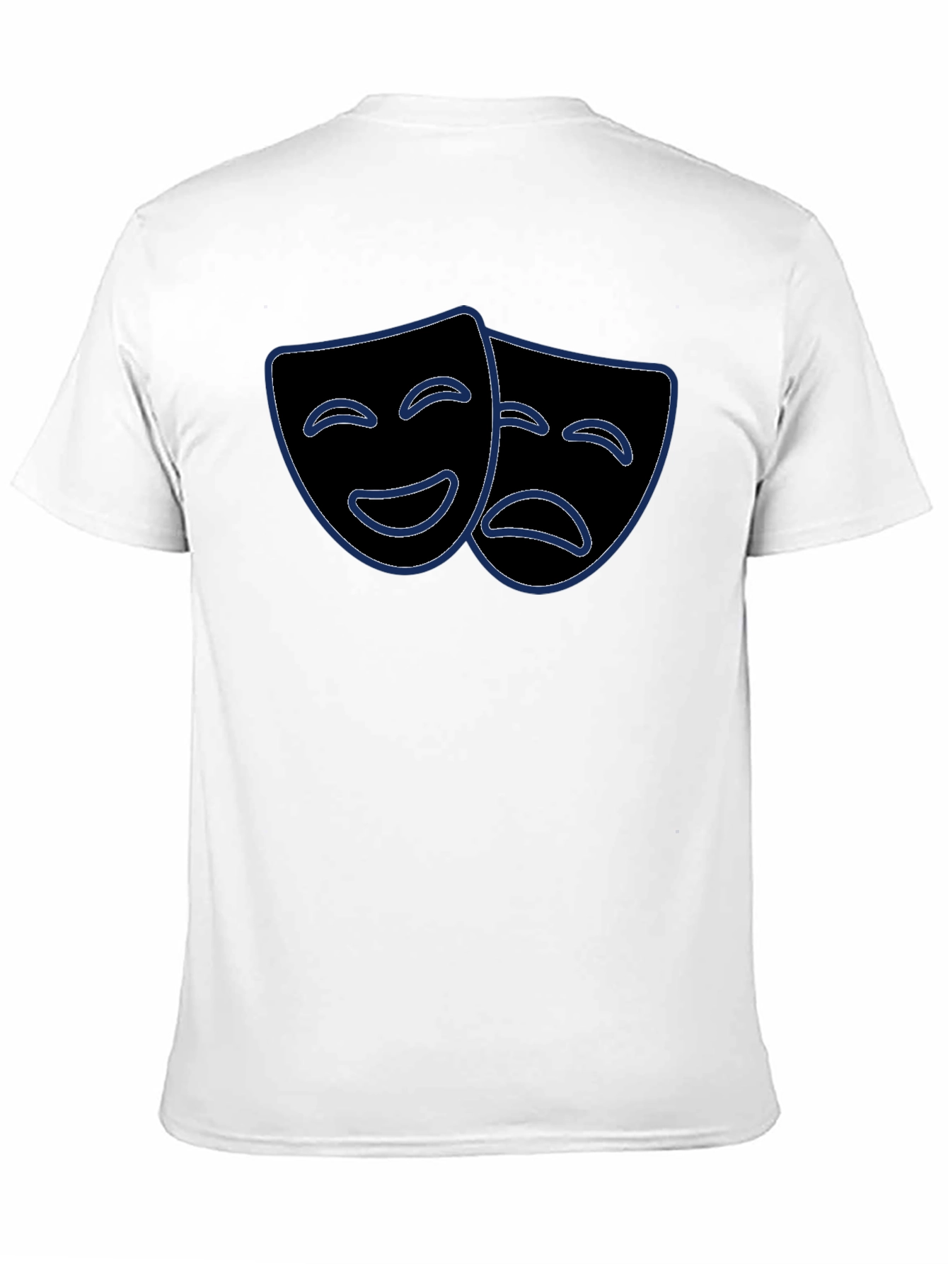 Comedy Tragedy Mask Graphic Tee