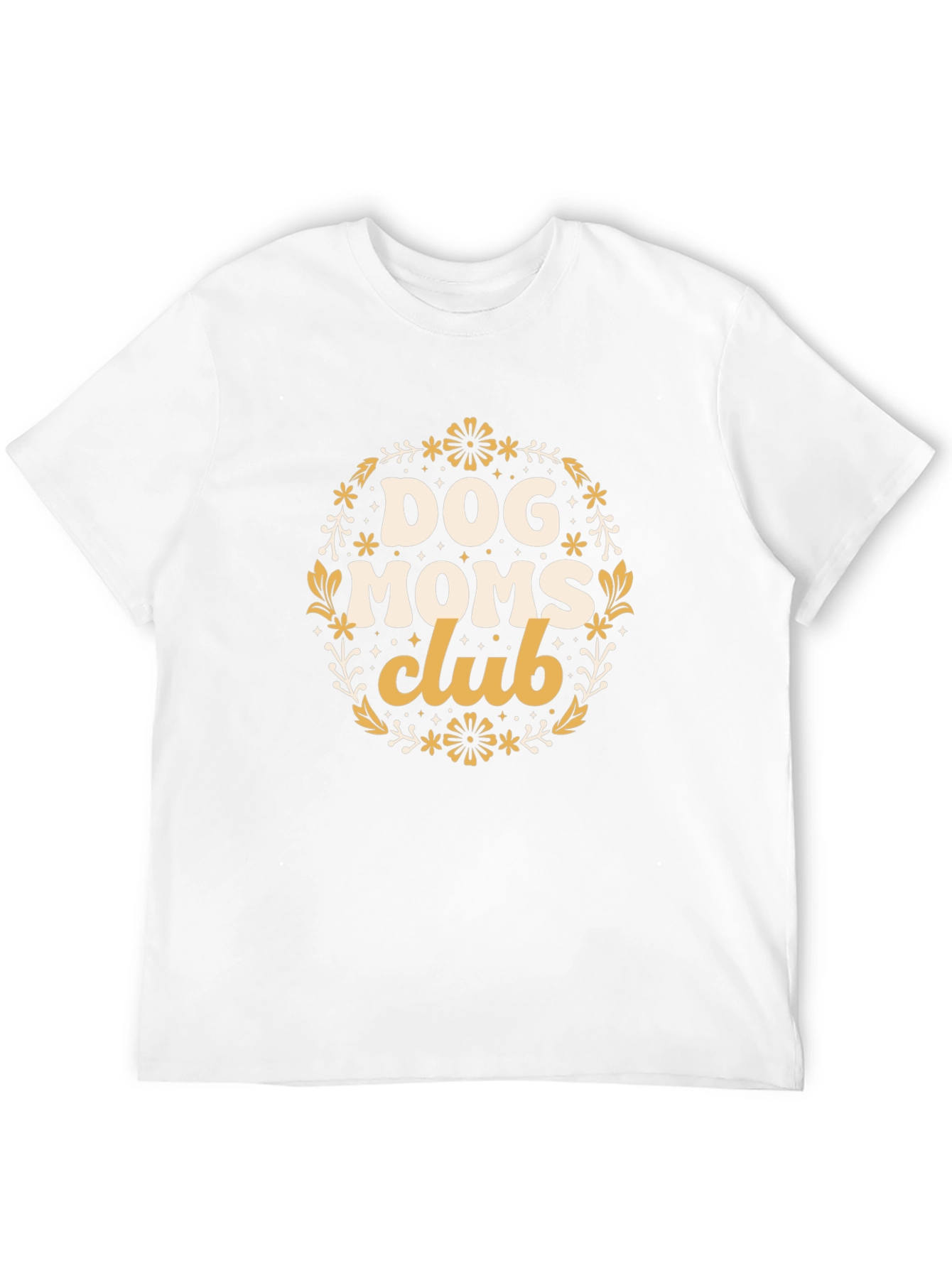 Dog Moms Club Graphic Tee - Black
