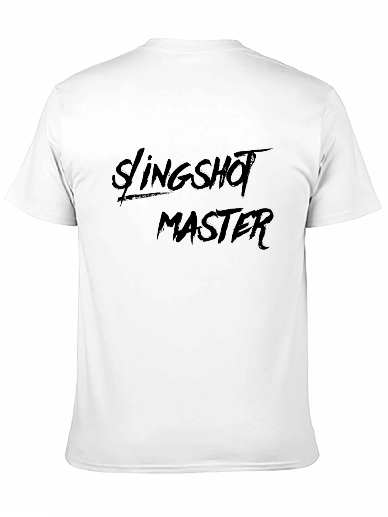 Slingshot Master Black T-Shirt - Unique Design