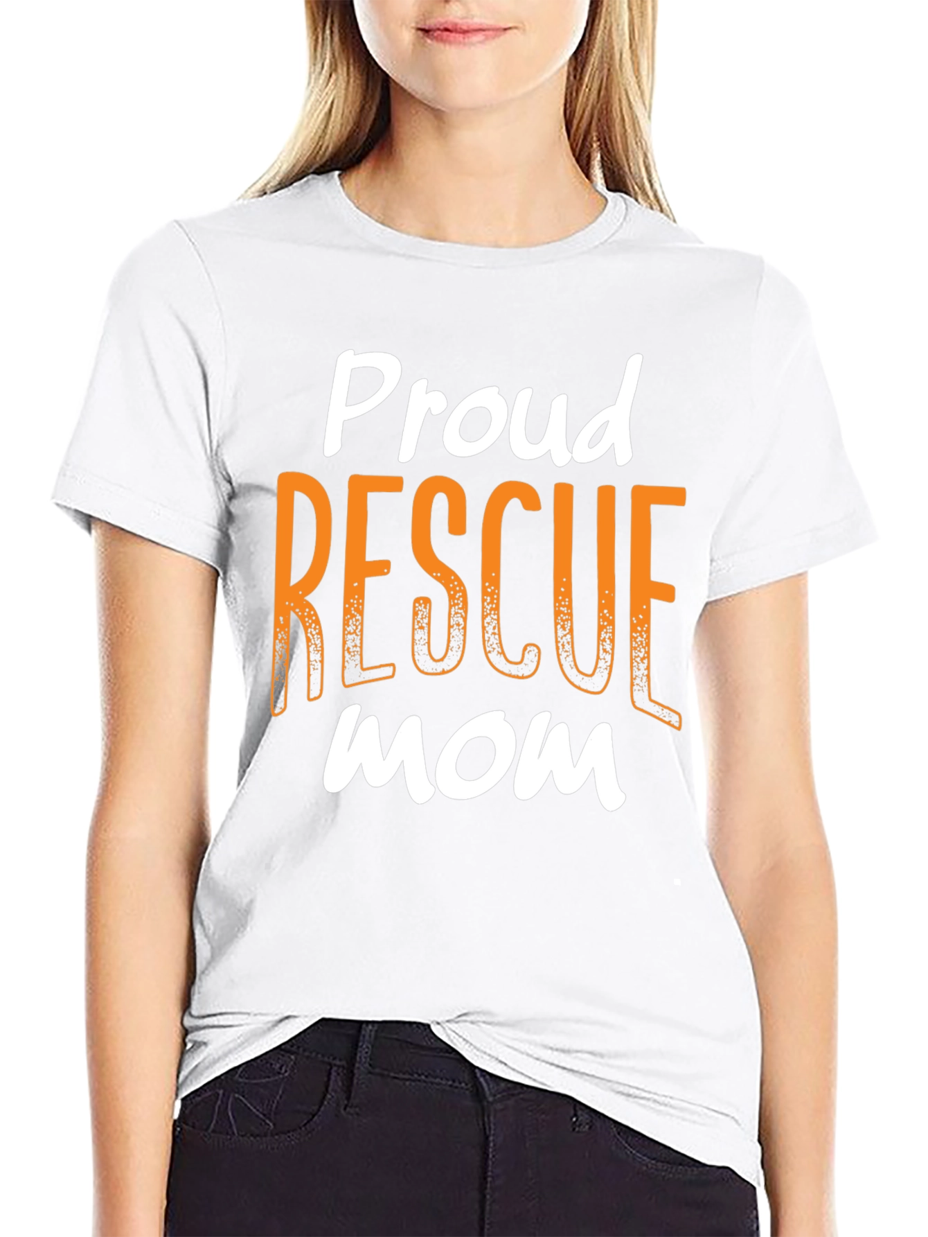Proud Rescue Mom T-Shirt