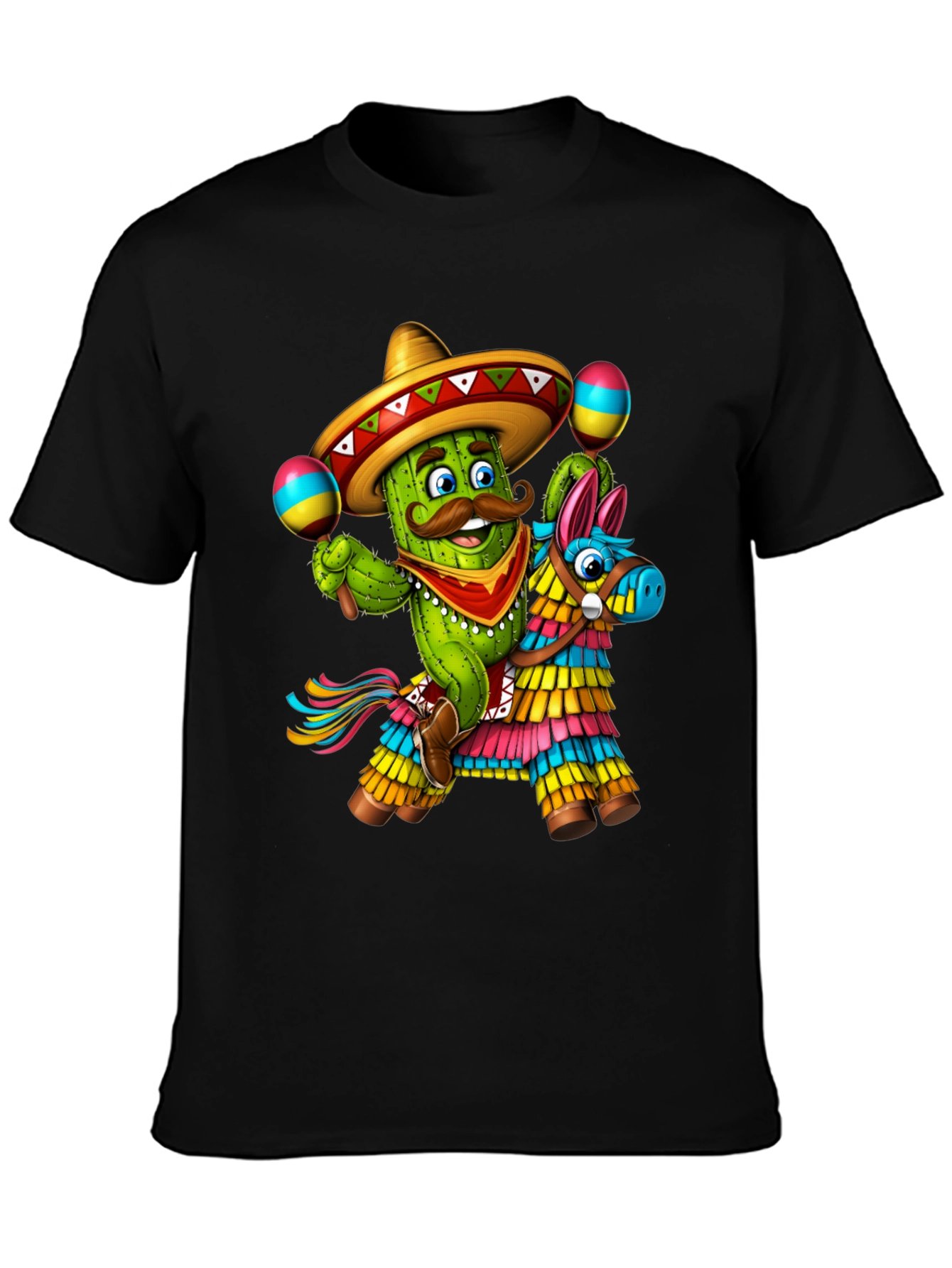 Cactus Pinata T-Shirt - Cinco de Mayo Fiesta!
