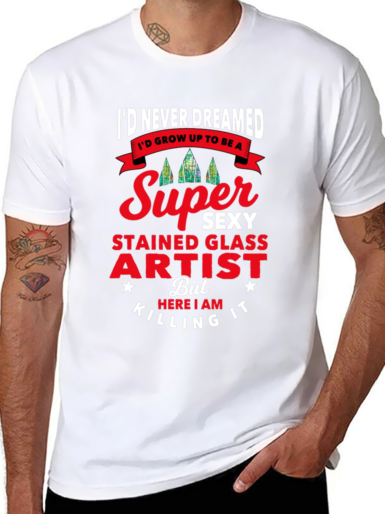 Super Sexy Stained Glass Artist T-Shirt