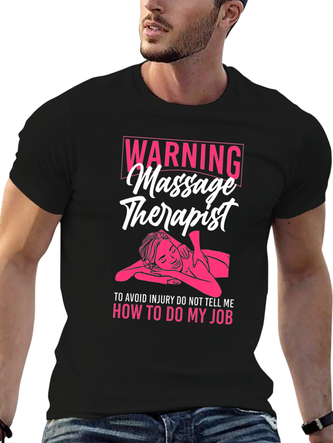 Warning Massage Therapist T-Shirt - Funny Gift Idea