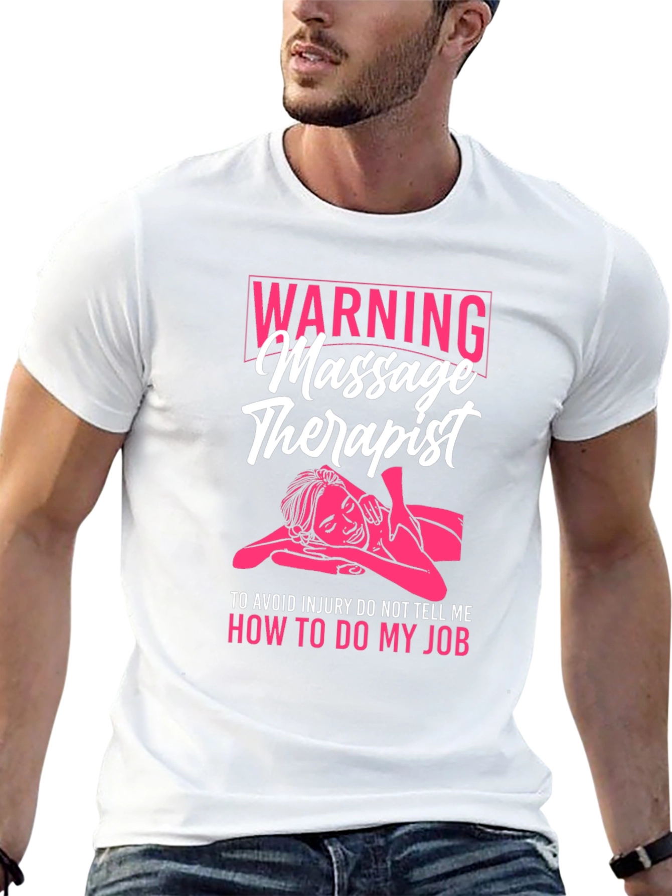 Warning Massage Therapist T-Shirt - Funny Gift Idea