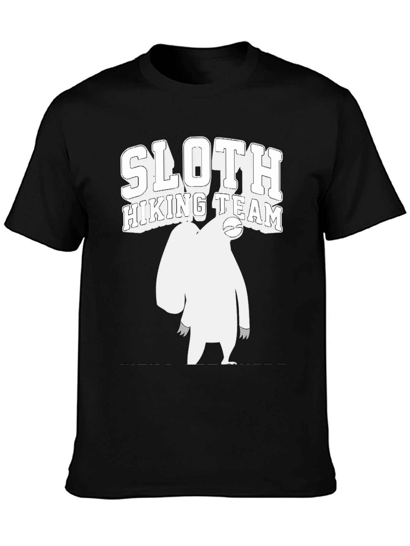 Sloth Hiking Team T-Shirt Funny Graphic Tee