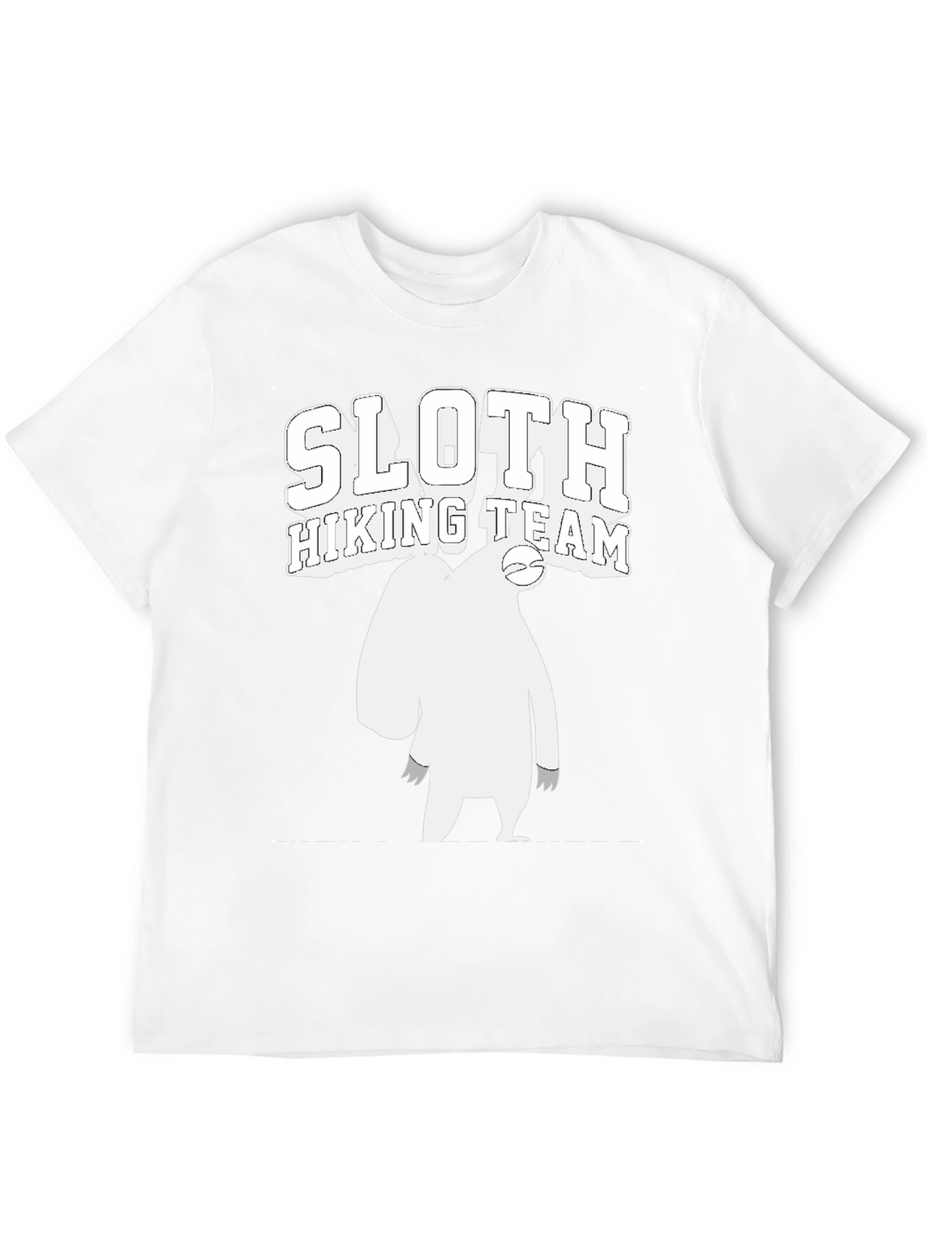 Sloth Hiking Team T-Shirt Funny Graphic Tee