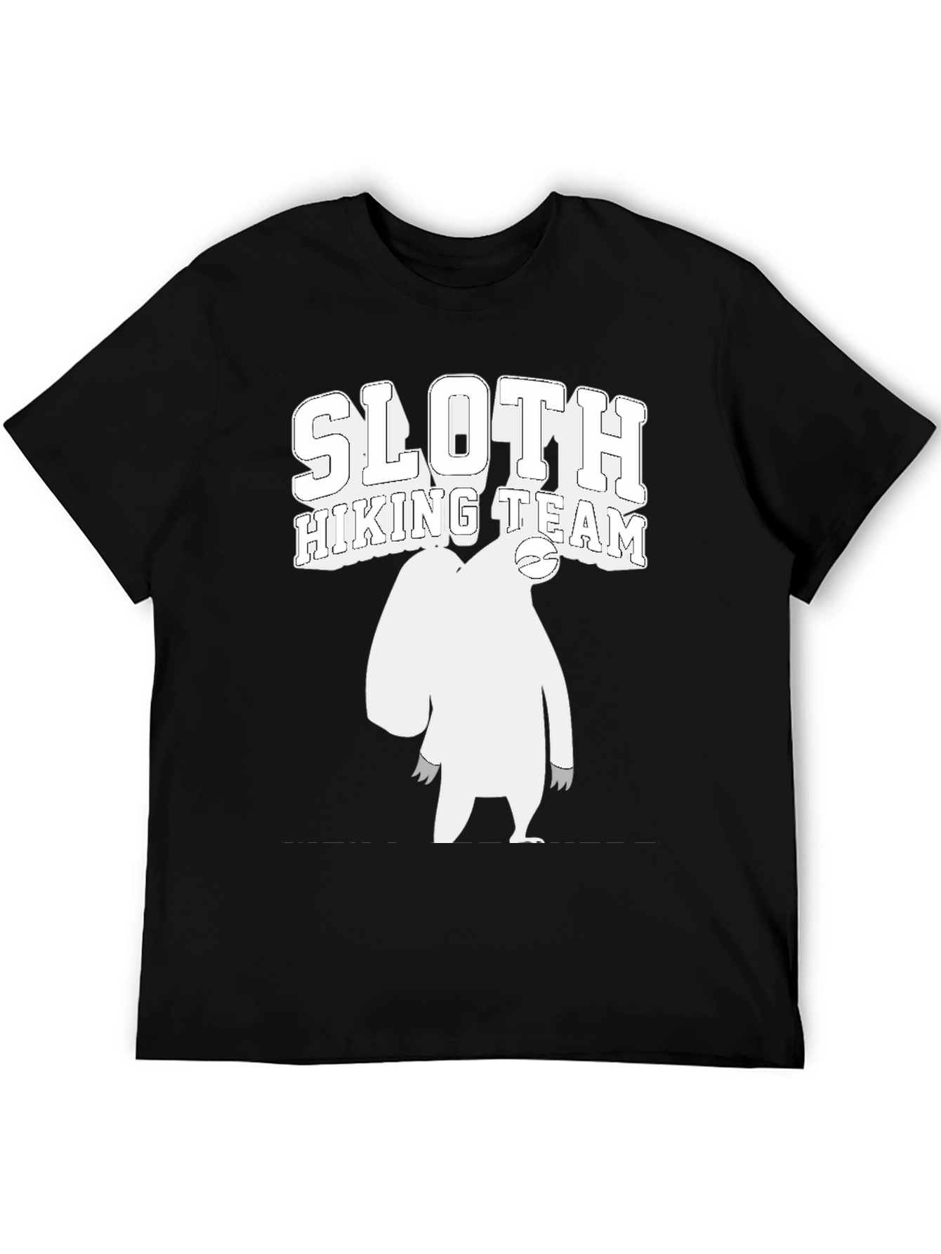 Sloth Hiking Team T-Shirt Funny Graphic Tee