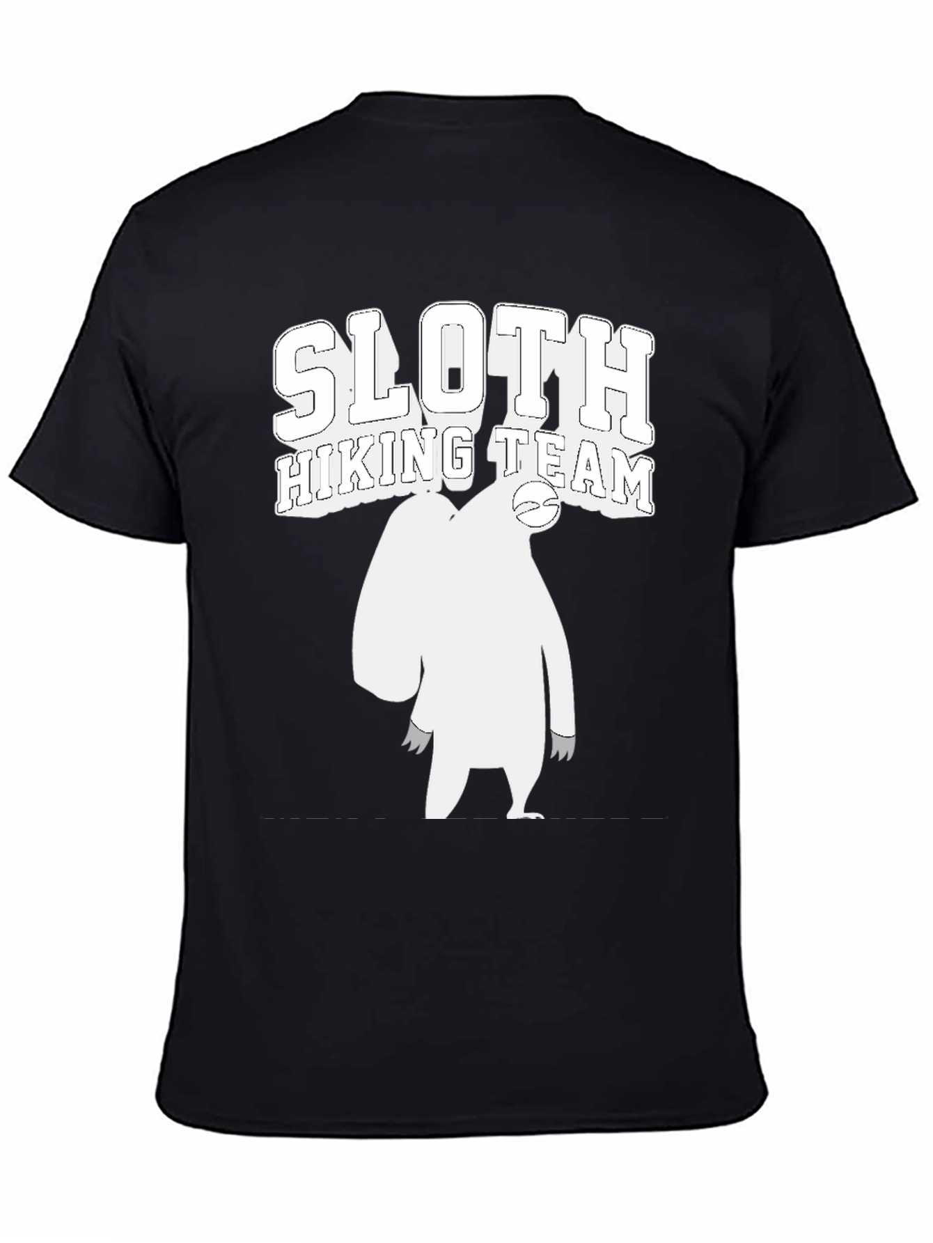 Sloth Hiking Team T-Shirt Funny Graphic Tee