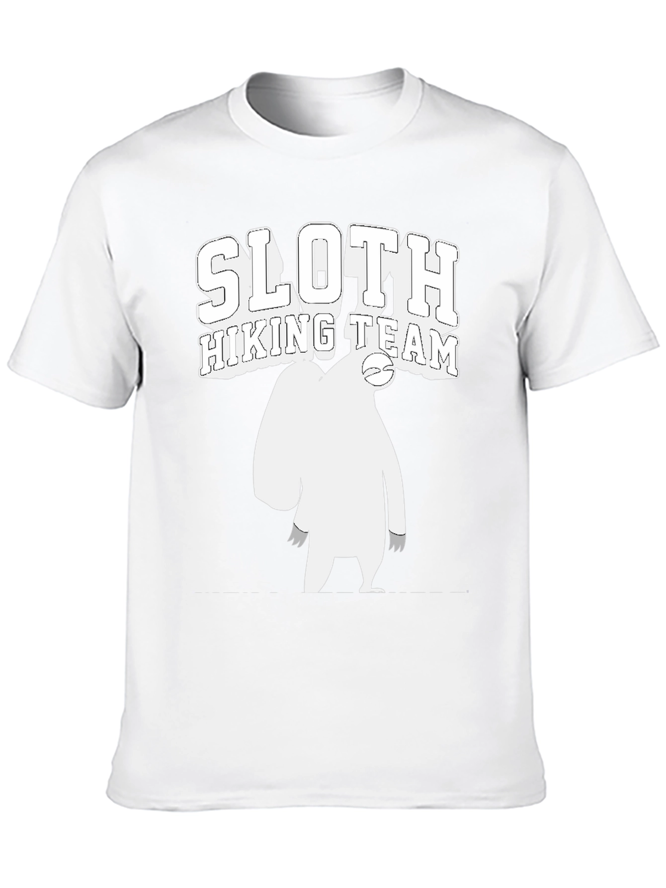 Sloth Hiking Team T-Shirt Funny Graphic Tee