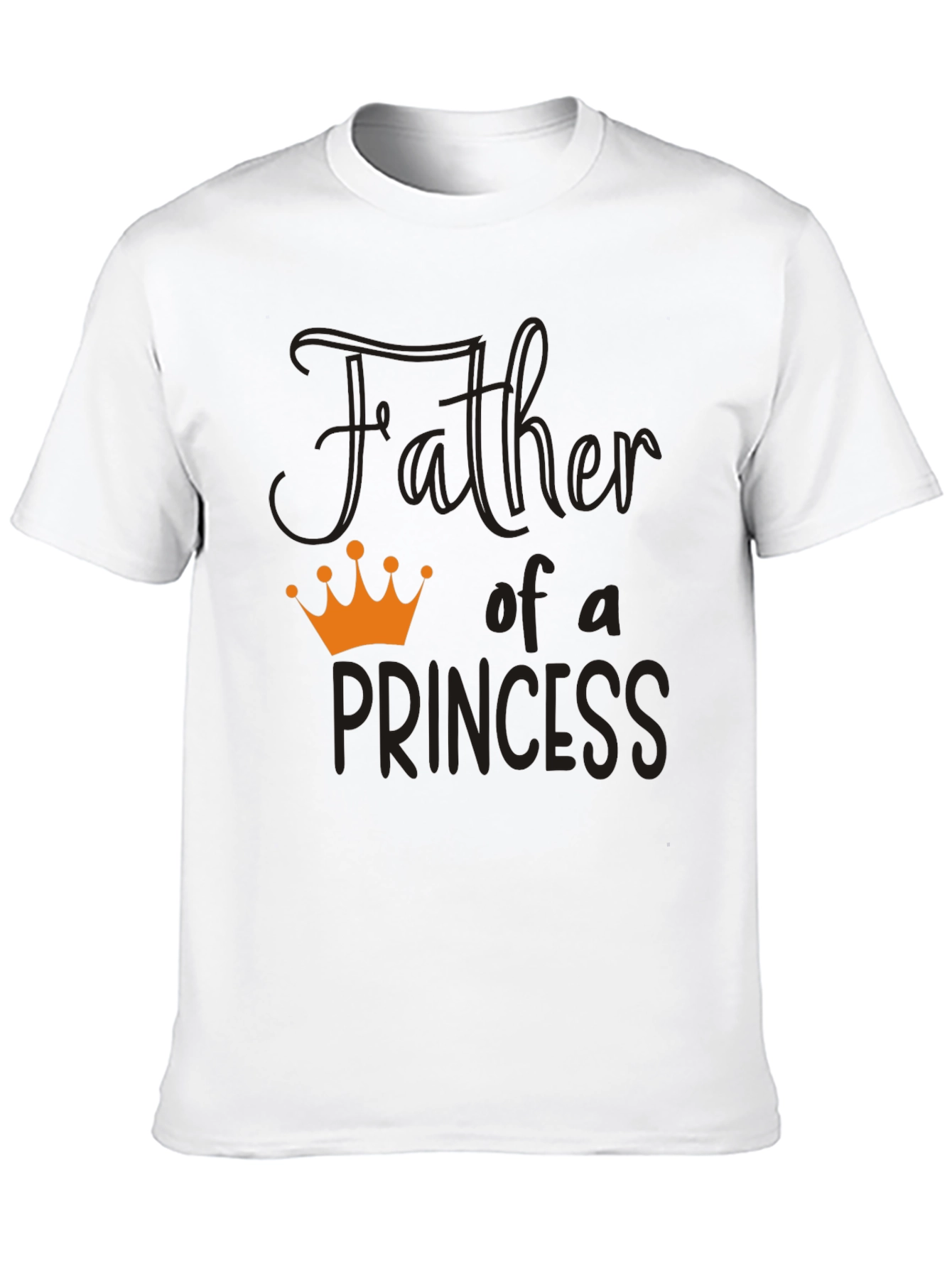 Father of a Princess T-Shirt - Black