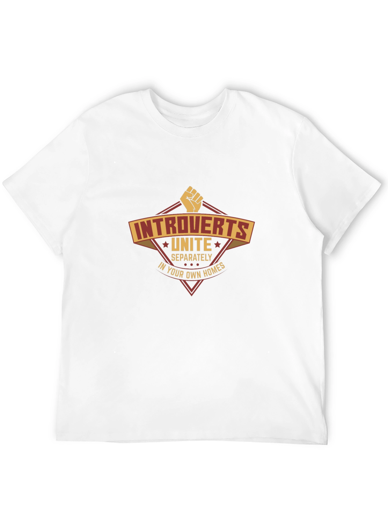 Introverts Unite T-Shirt - Stay Home & Be Happy