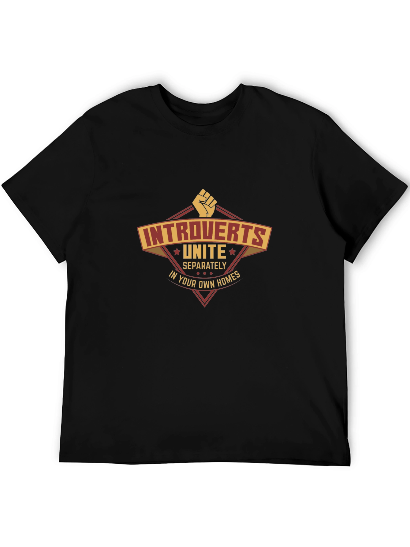 Introverts Unite T-Shirt - Stay Home & Be Happy