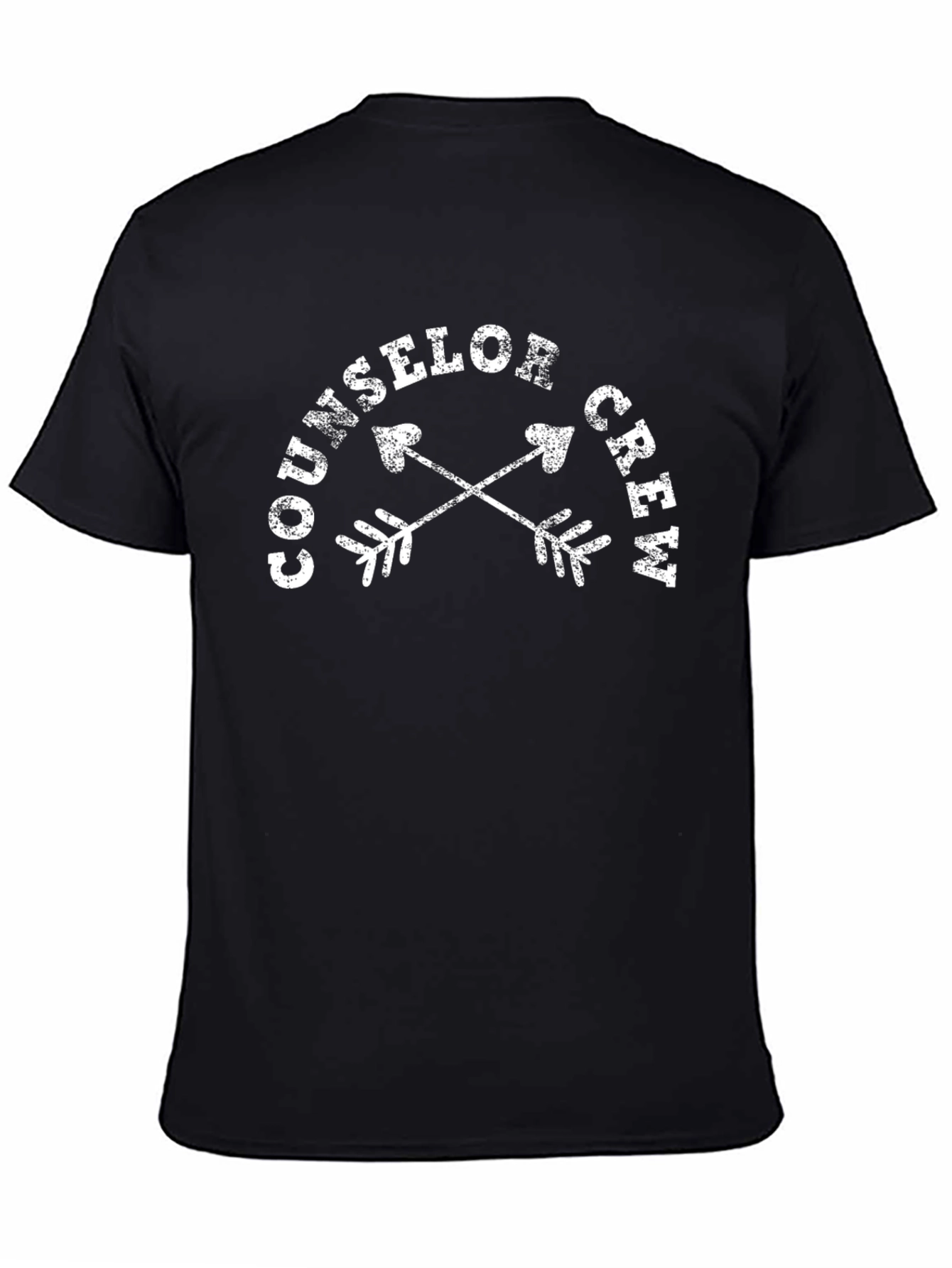 Counselor Crew Arrows Graphic Tee - Black