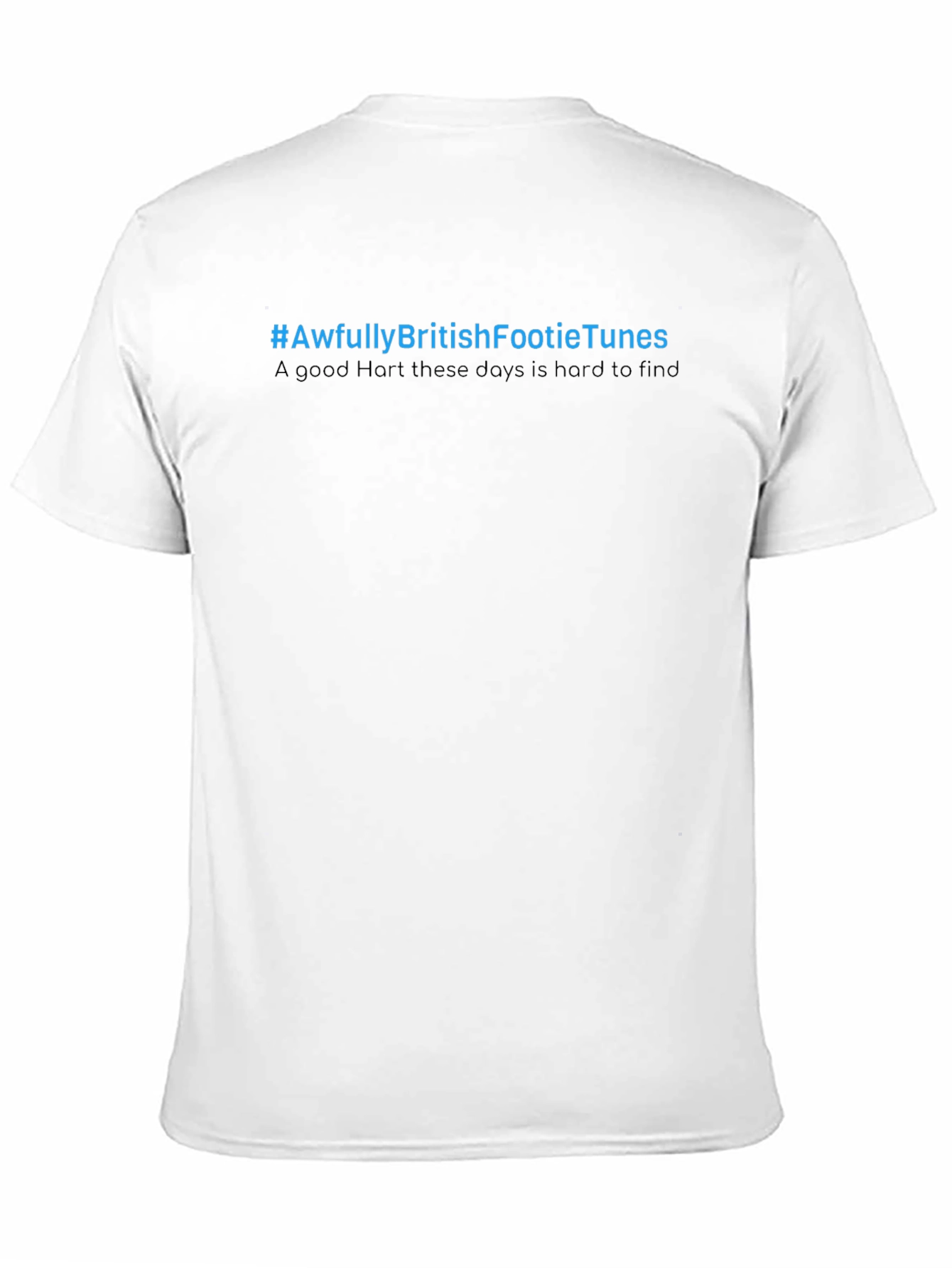 Awfully British Footie Tunes Black T-Shirt