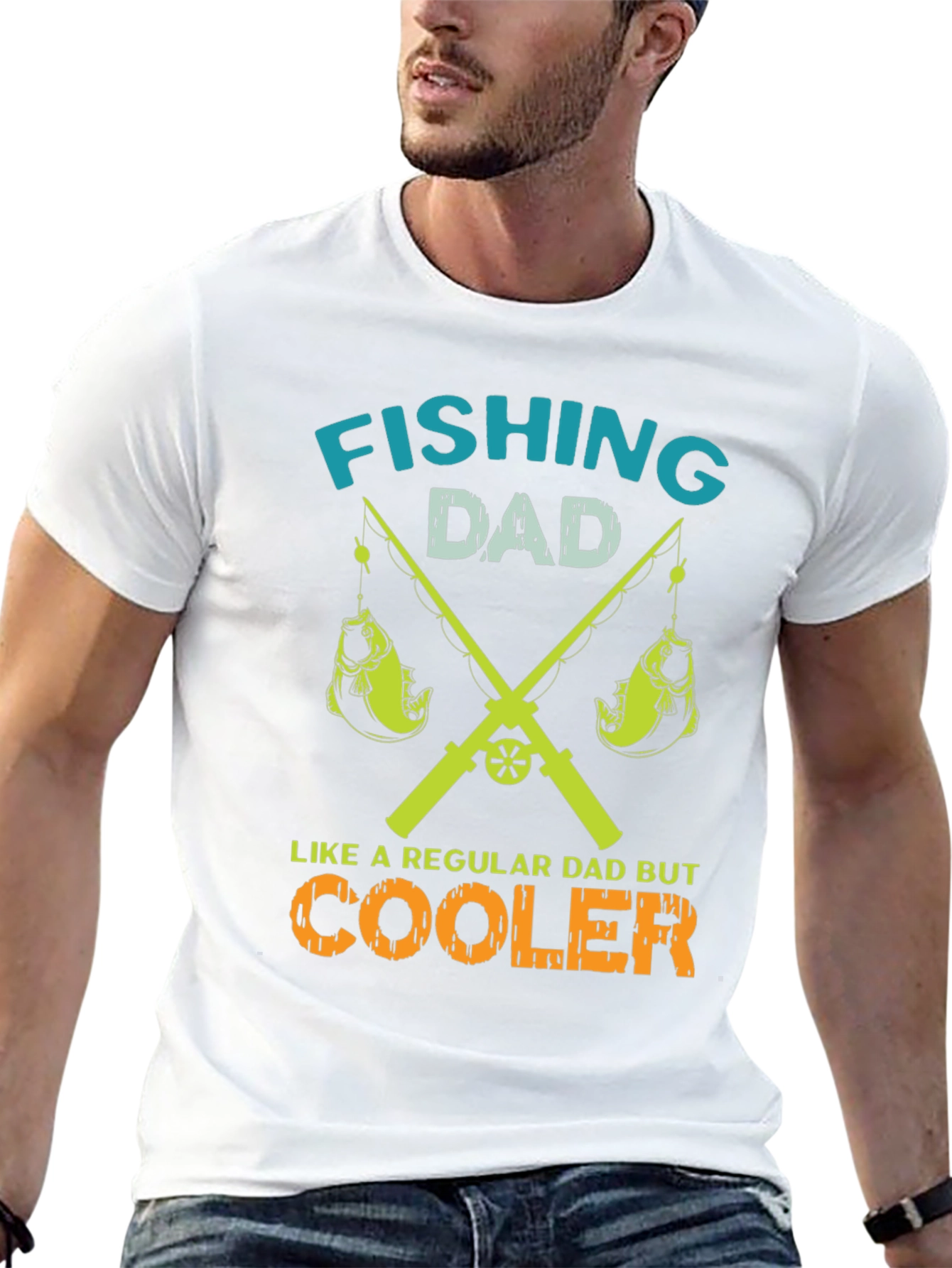 Fishing Dad T-Shirt - Cool Fathers Day Gift