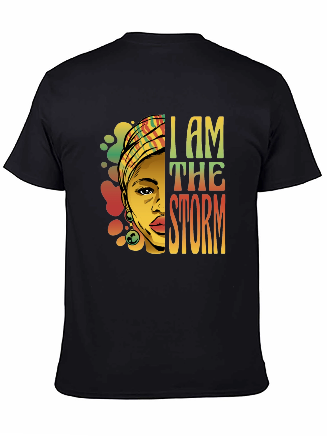 I Am The Storm Graphic Tee - Black