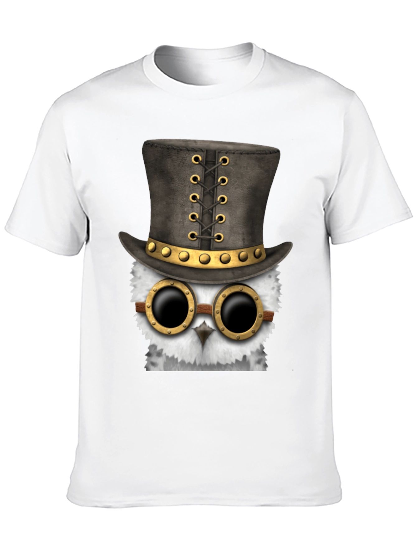 Steampunk Owl T-Shirt - Unique Design!
