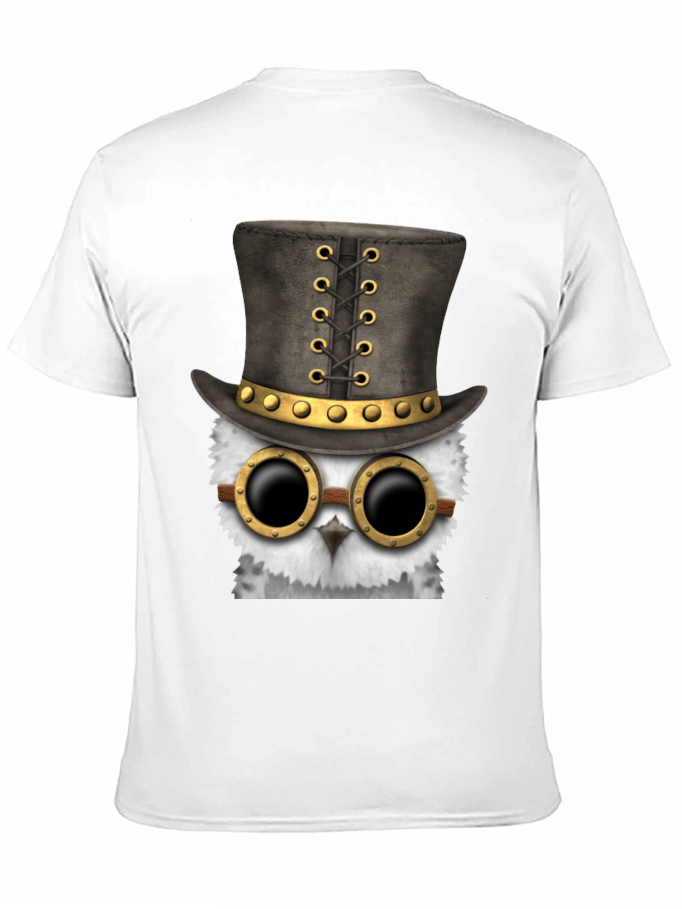 Steampunk Owl T-Shirt - Unique Design!