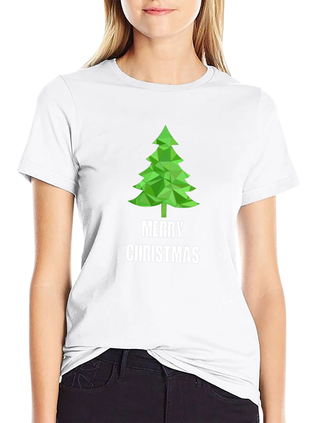 Merry Christmas Tree T-Shirt - Holiday Festive Tee