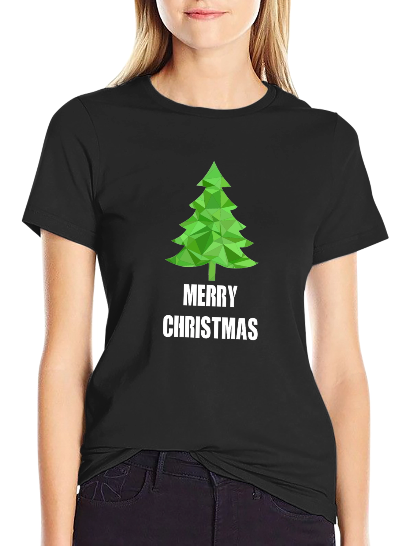 Merry Christmas Tree T-Shirt - Holiday Festive Tee