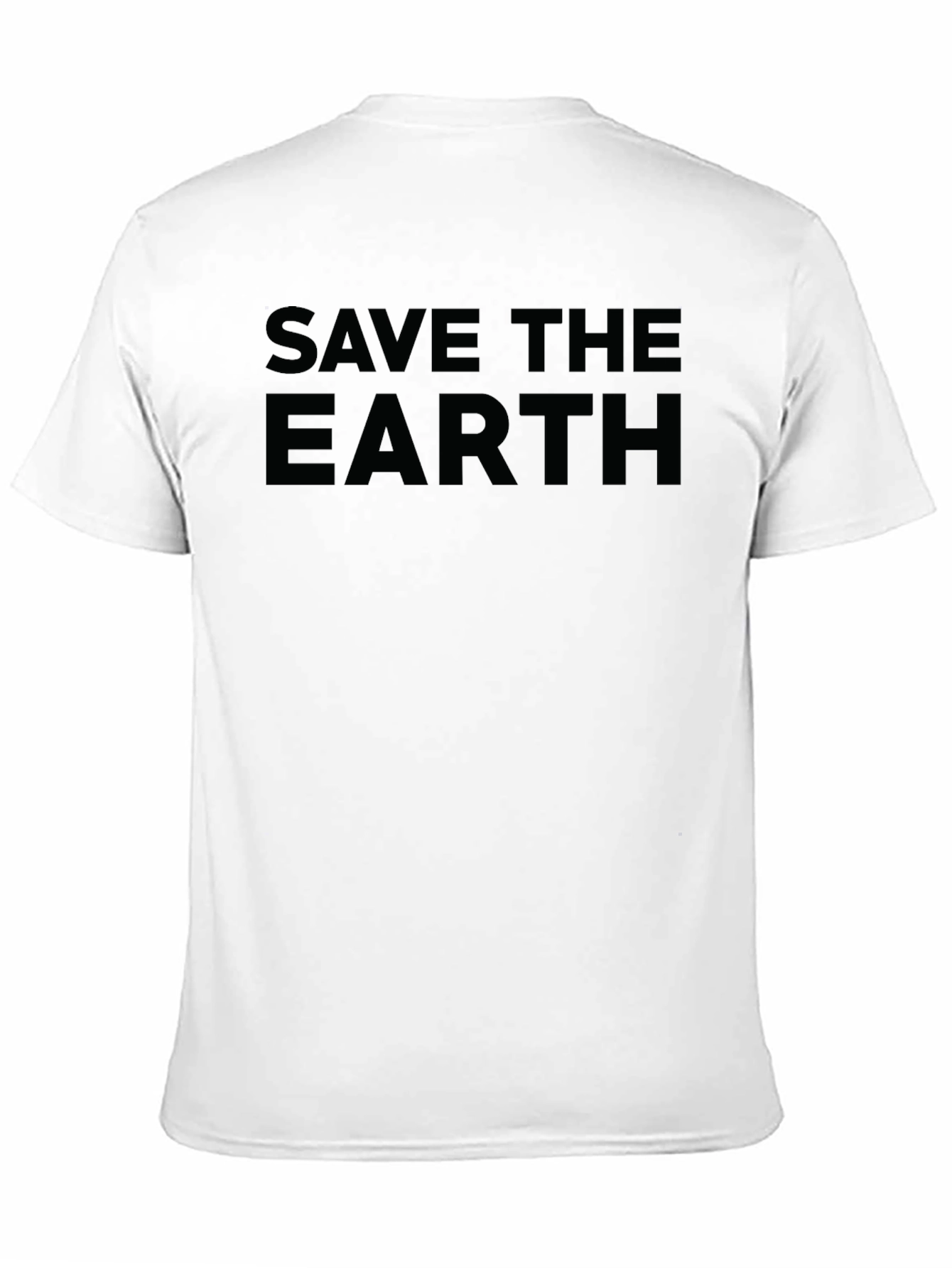 Save The Earth Graphic Tee - Black