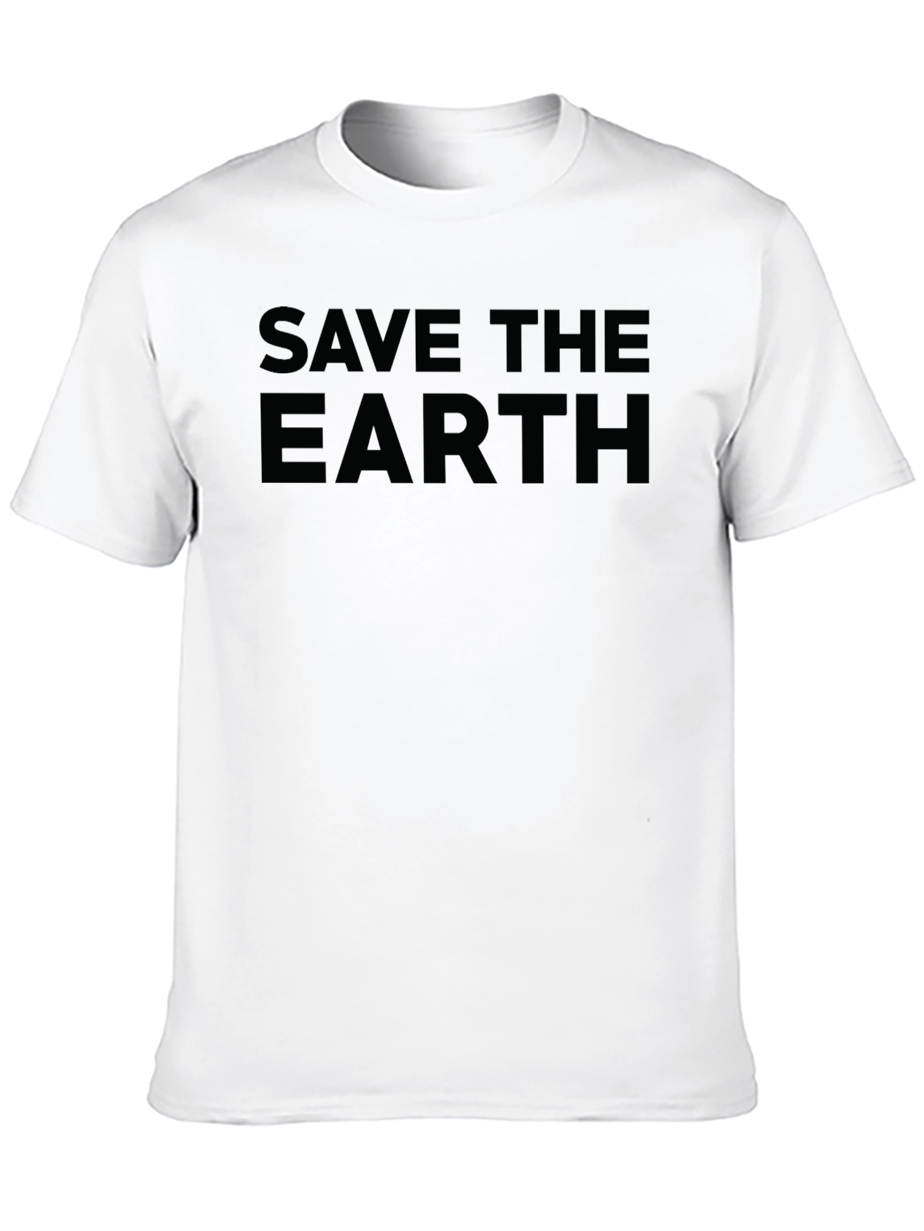 Save The Earth Graphic Tee - Black