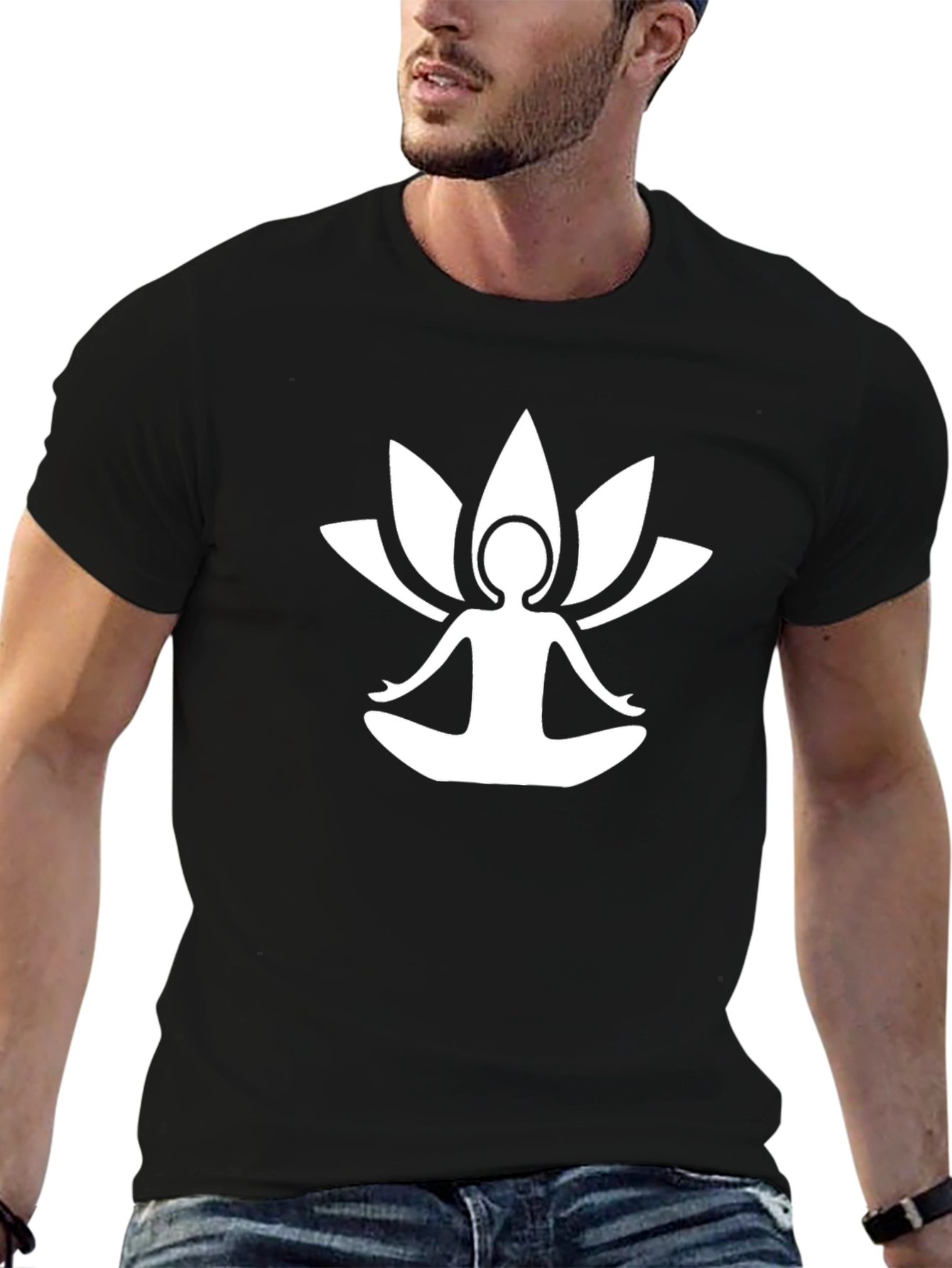 Lotus Meditation T-Shirt - Yoga Style