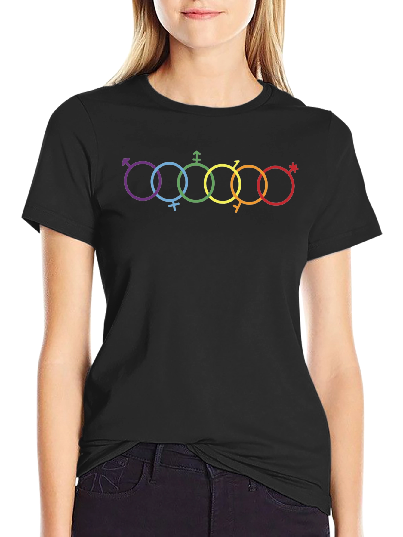 LGBTQ+ Pride Rainbow Symbol T-Shirt
