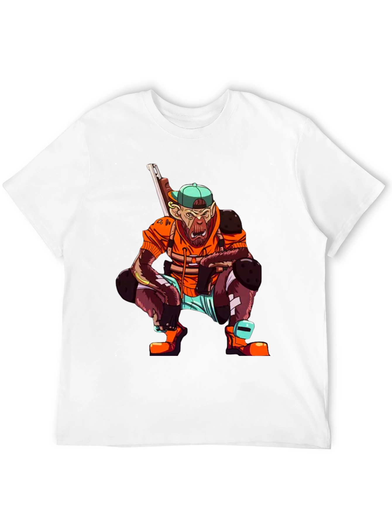 Monkey Gamer Graphic Tee - Streetwear Style