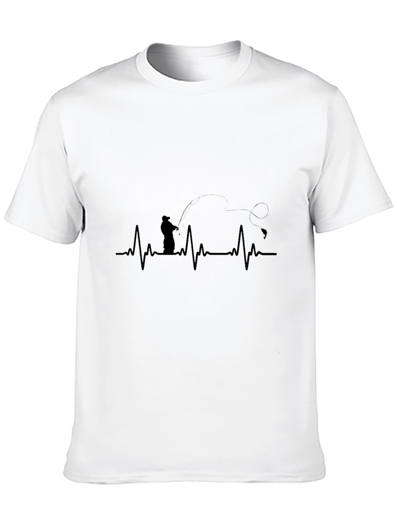 Fishing Heartbeat Tee - Anglers Passion