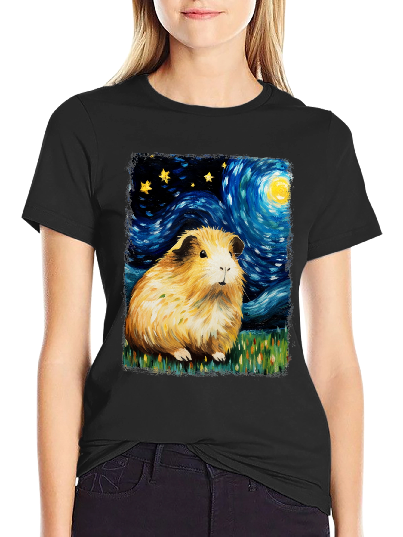 Starry Night Guinea Pig Tee