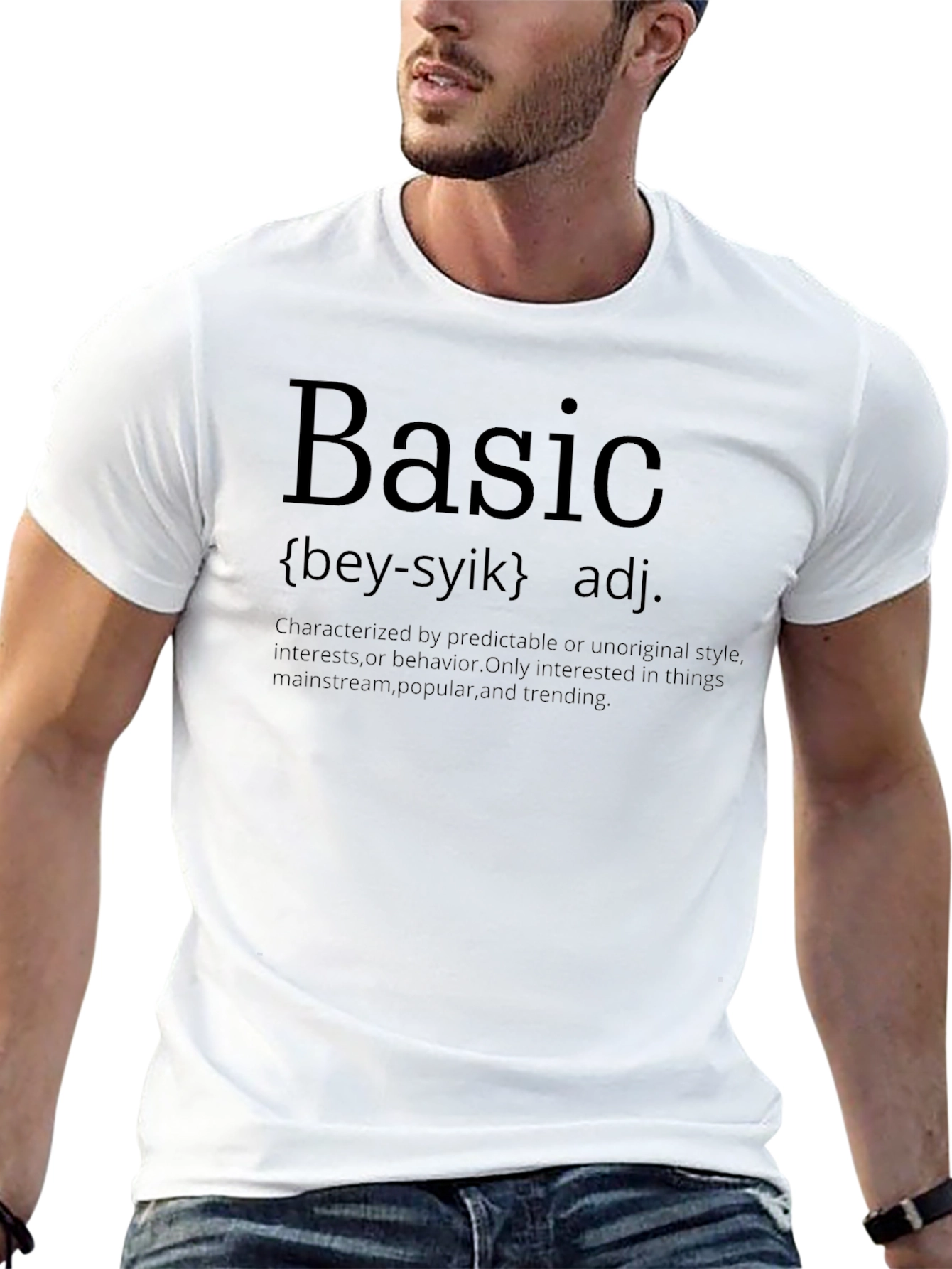 Basic Definition T-Shirt - Trendy Sarcastic Tee