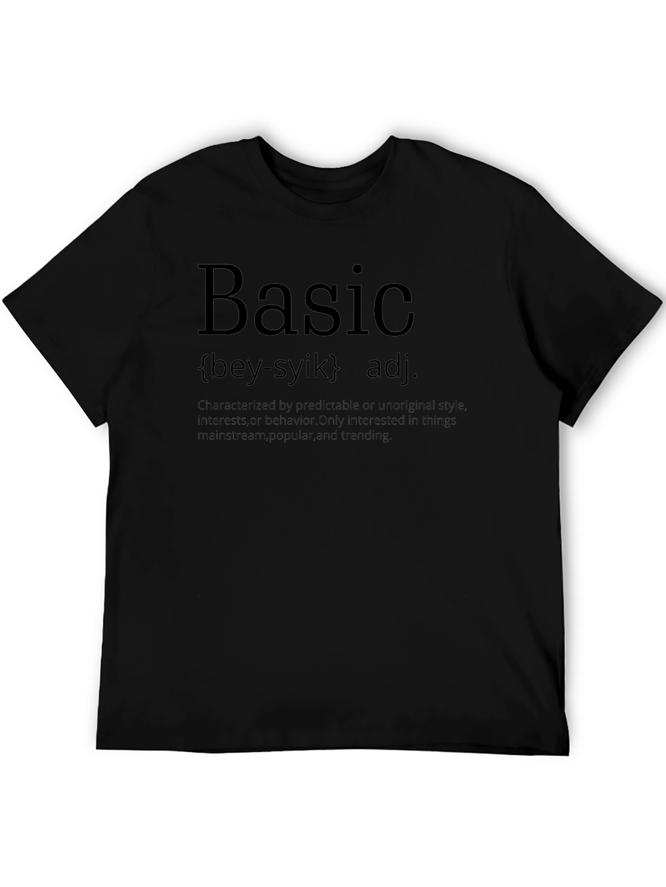 Basic Definition T-Shirt - Trendy Sarcastic Tee