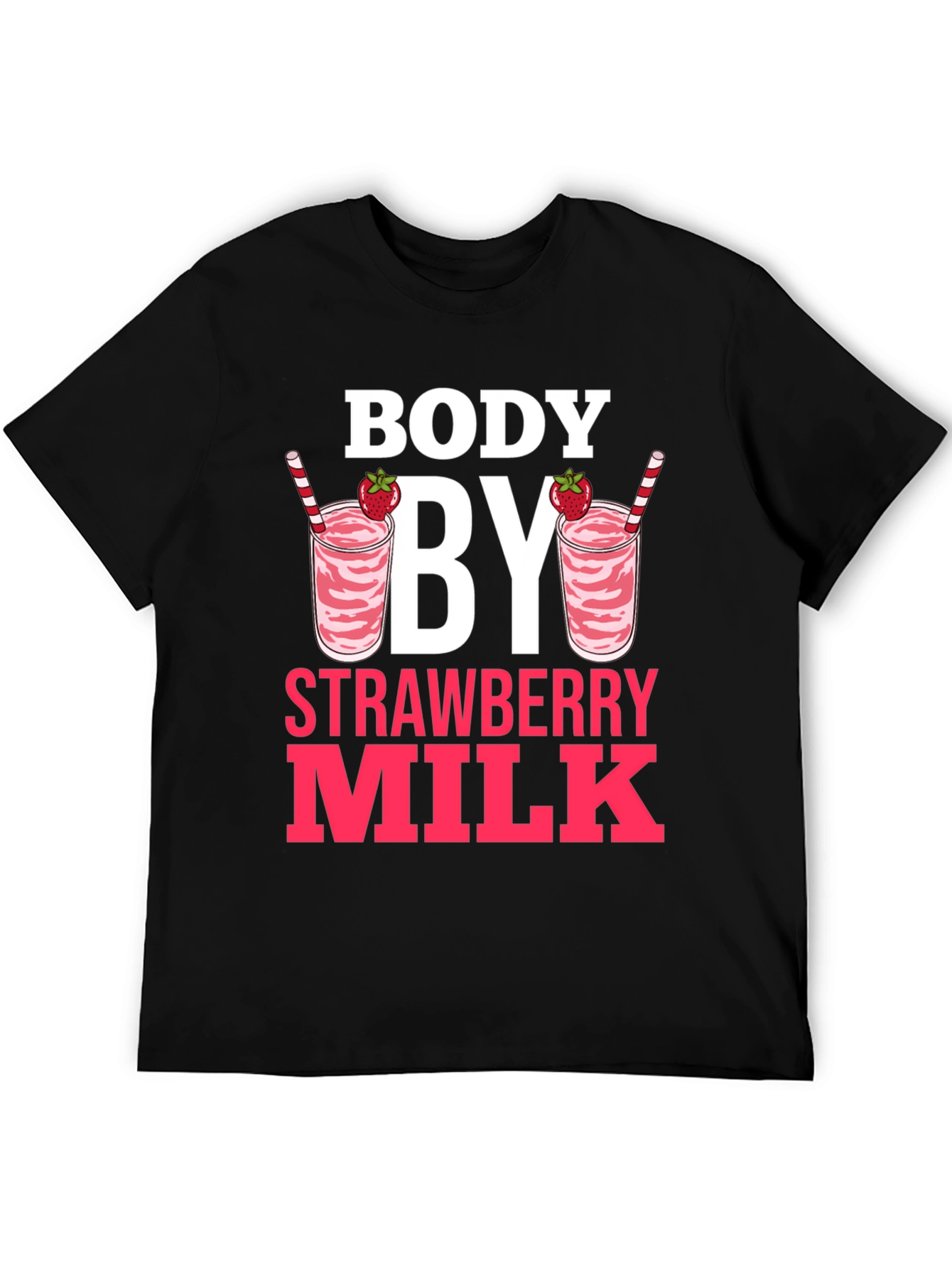 Body By Strawberry Milk Graphic Tee
