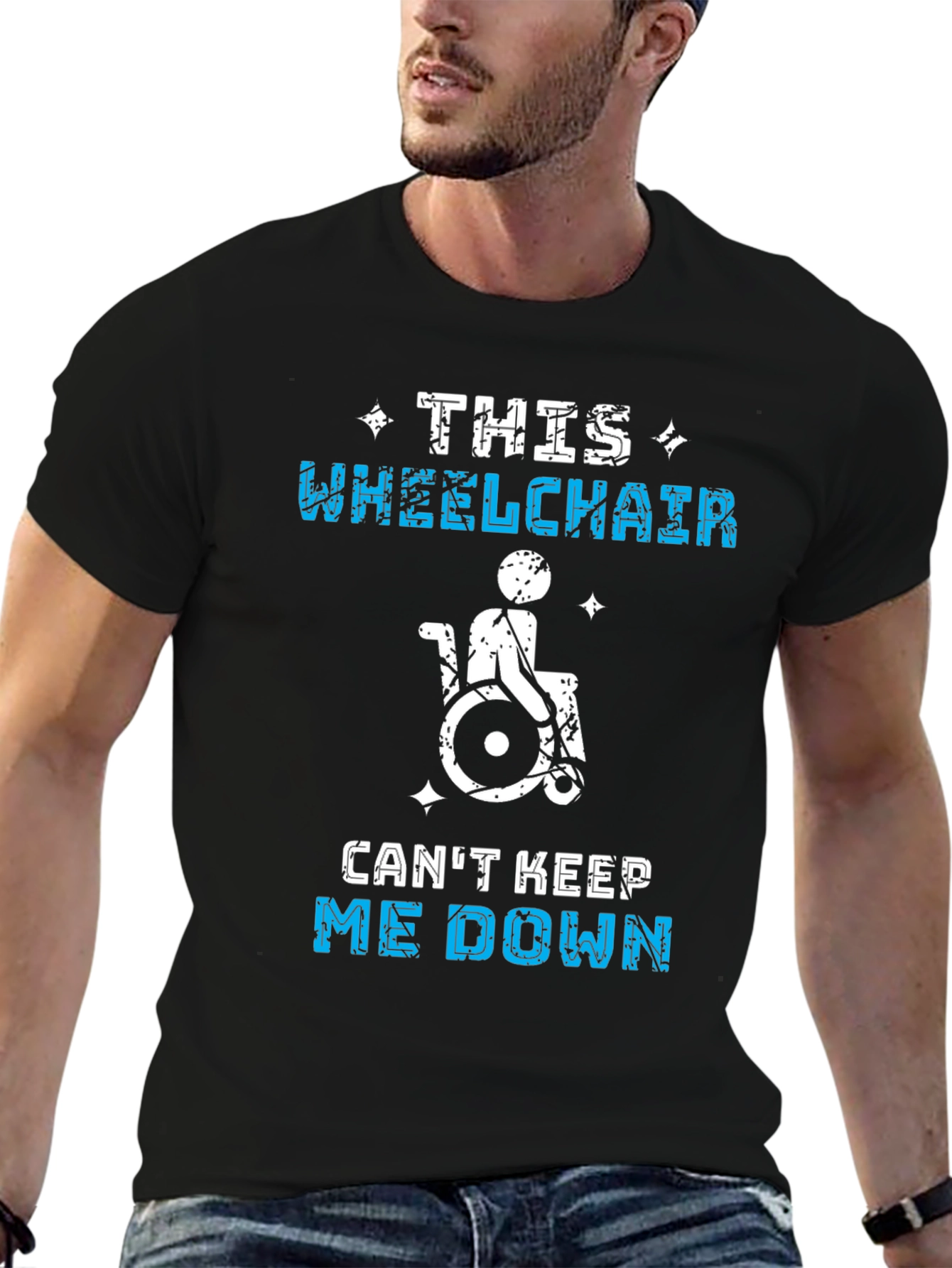Inspirational Wheelchair T-Shirt - Disability Pride