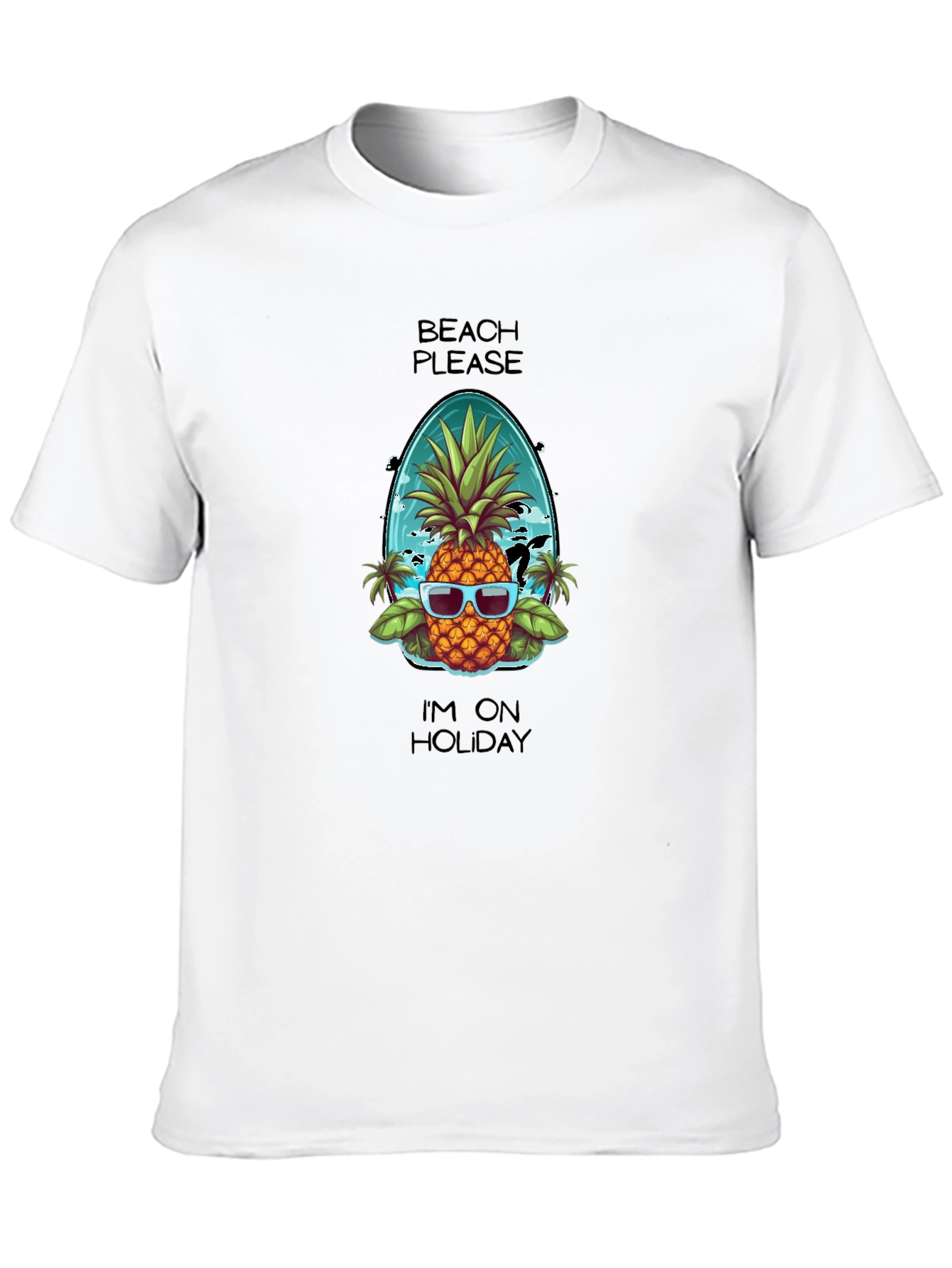 Holiday Pineapple T-Shirt - Beach Please!
