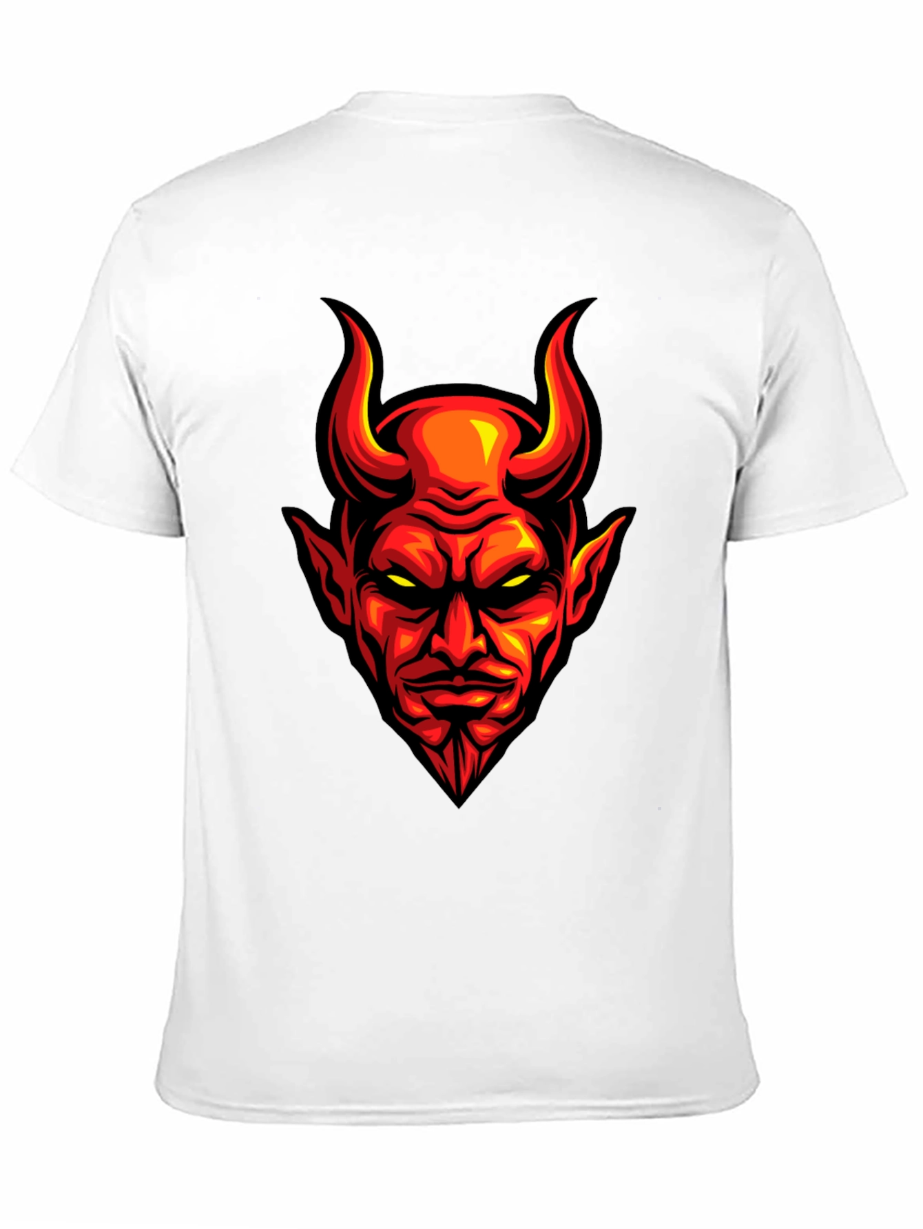 Fiery Devil Graphic Tee - Mens Black T-Shirt